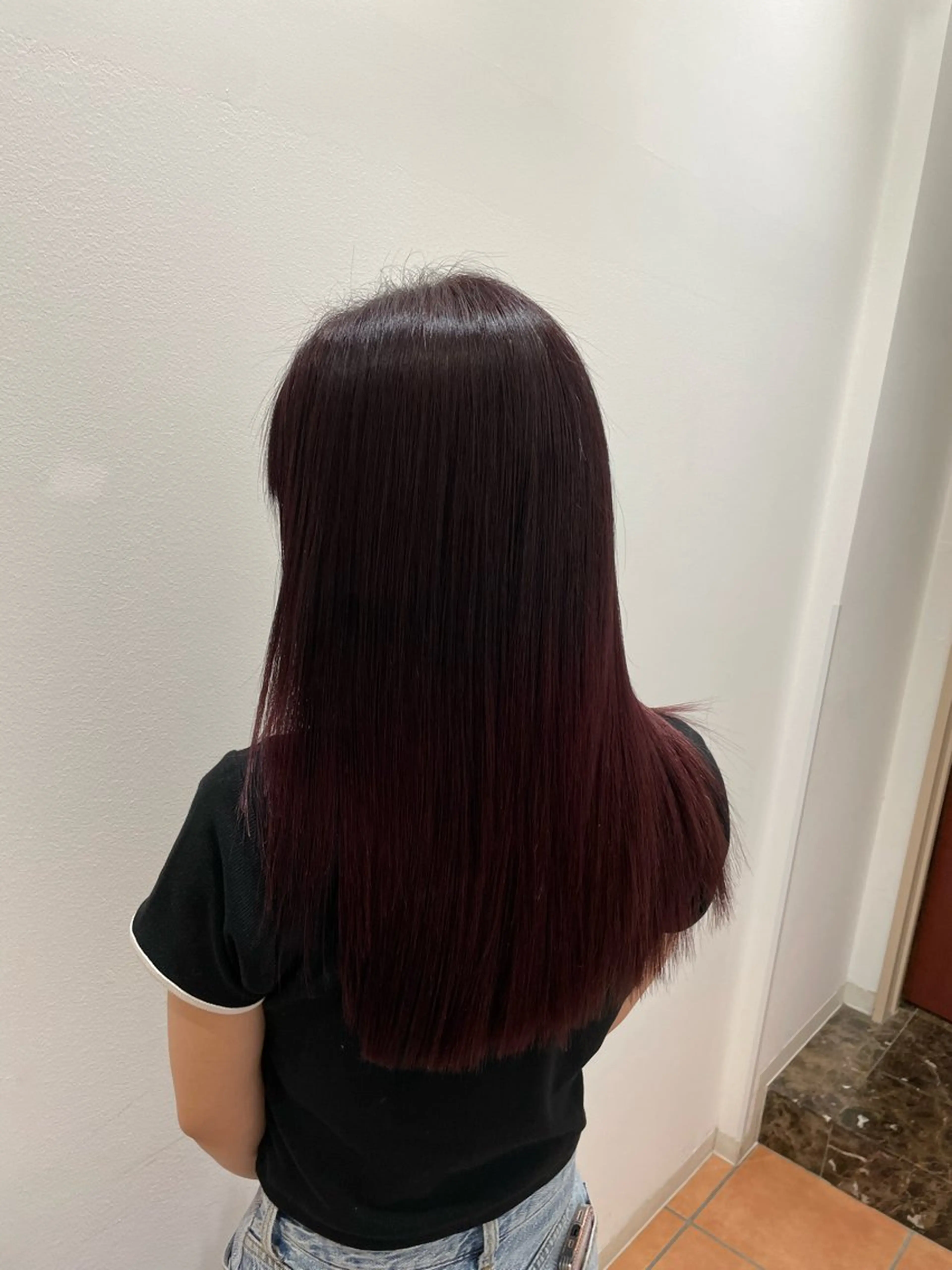 ロング カラー ✩𝐴𝑠ℎ 中目黒 浦野 遥✩*。のヘアスタイル