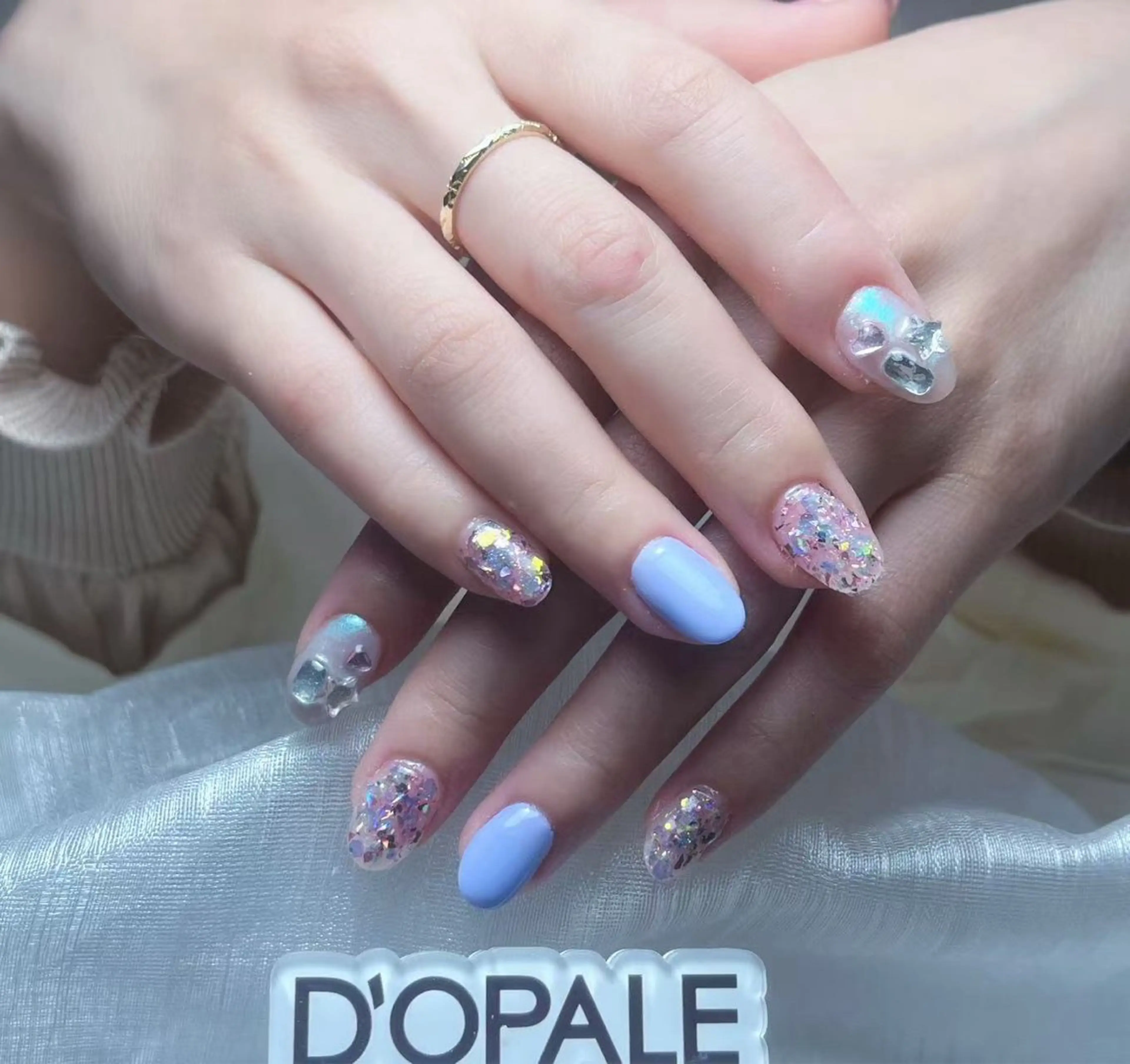 ネイル ハンドネイル D‘OPALEサロン所属・長さ出し専門店 上野kkのネイルデザイン