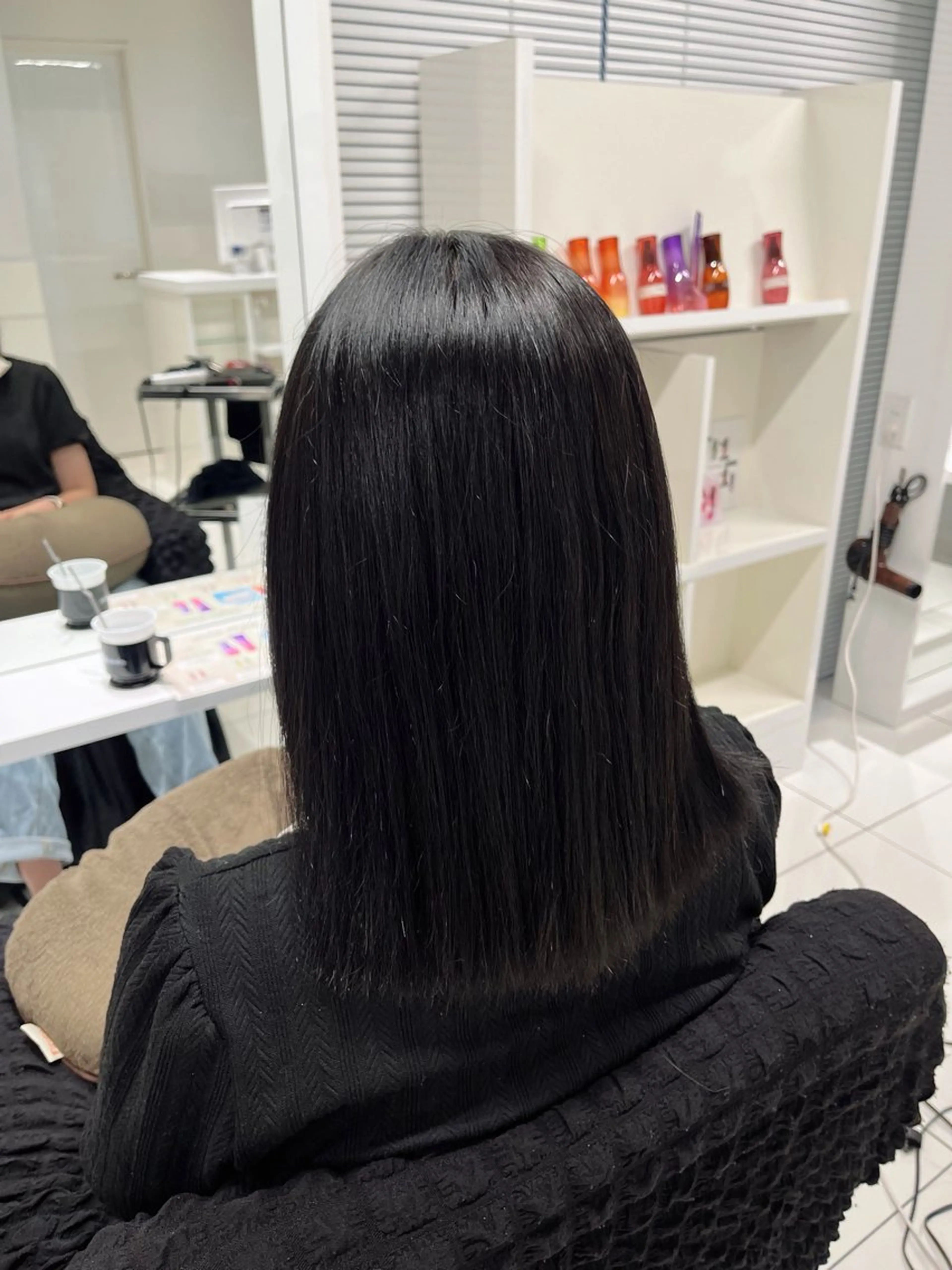 ミディアム カラー 透明感カラー ヘアカラー sena⌇髪質改善⌇ ブリーチなしWカラーのヘアスタイル