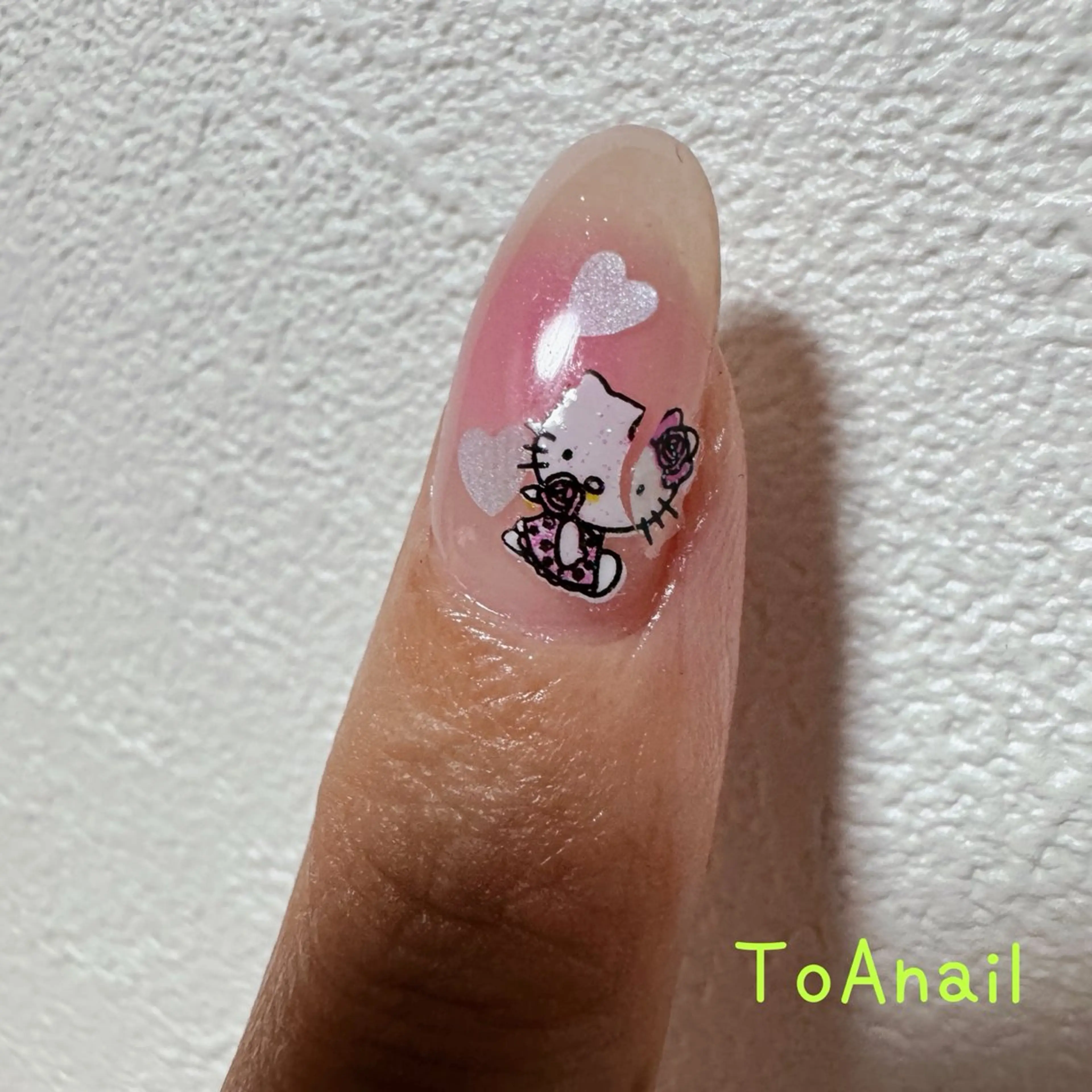 ネイル チークネイル ToA nailのネイルデザイン