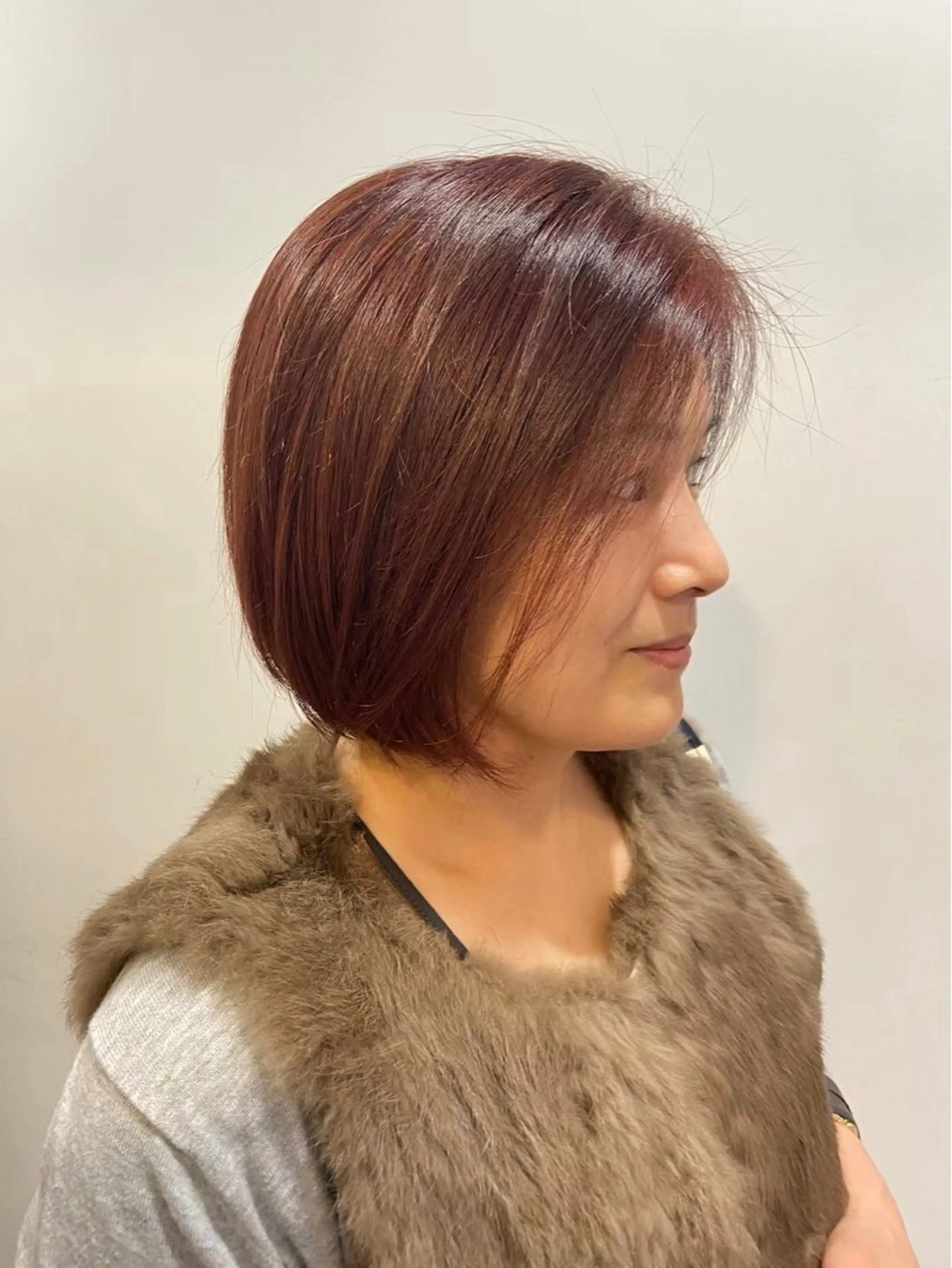 ミディアム アオイ/透明感カラー レイヤー🌙のヘアスタイル