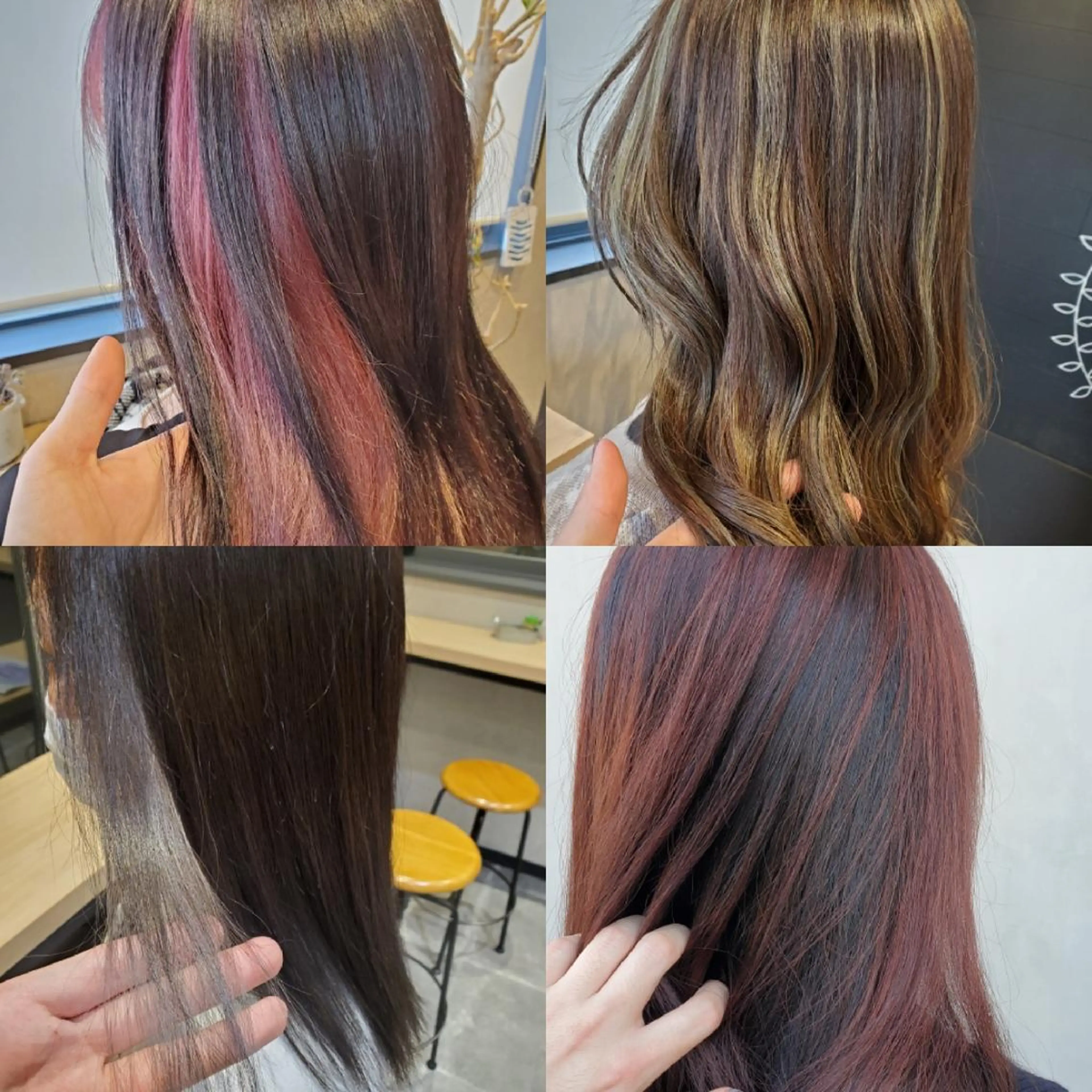 セミロング カラー メンズ キッズ ヘアカラー トリートメント ブリーチ+髪質改善 縮毛矯正/佐伯 駿のヘアスタイル