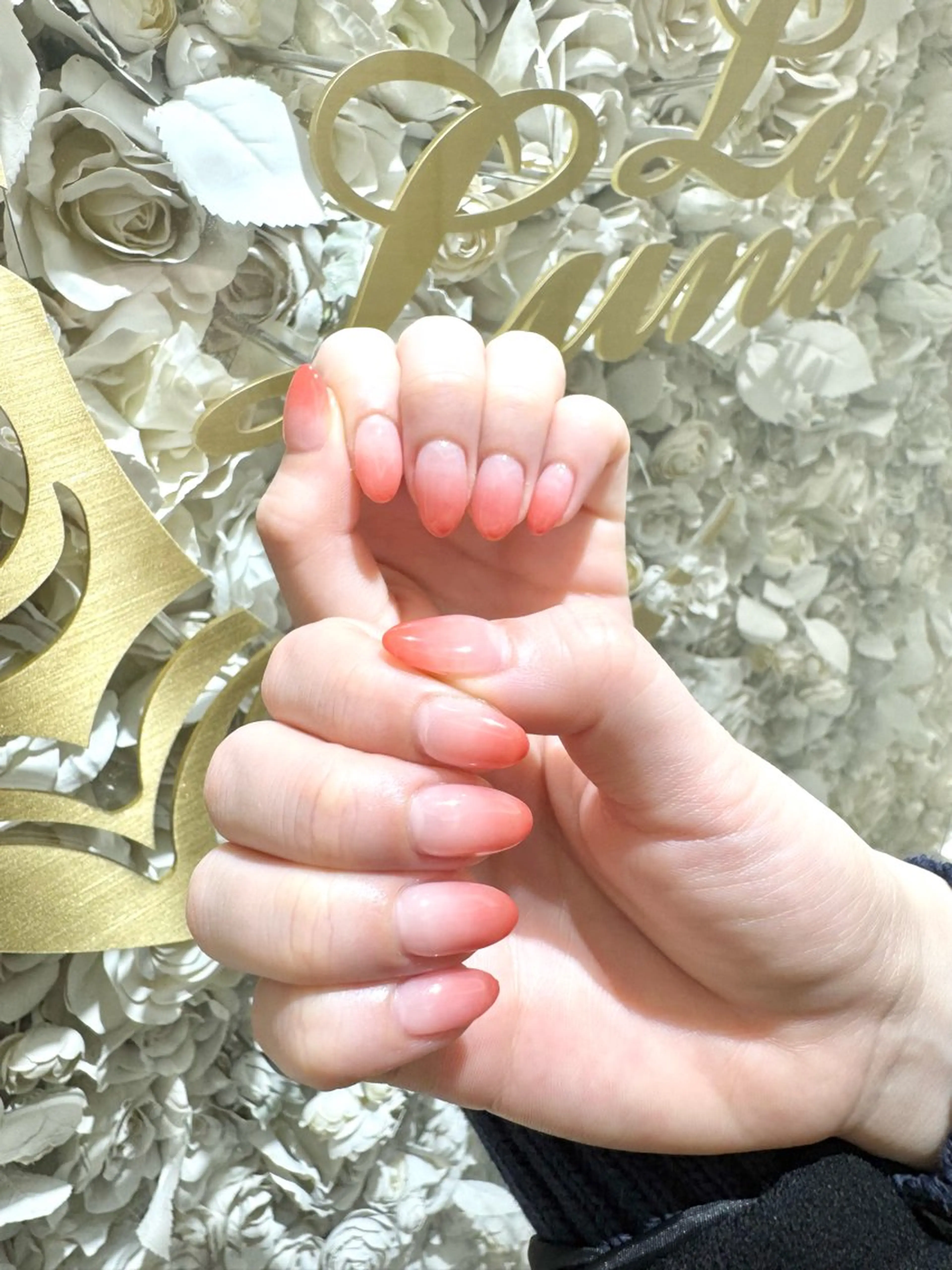 ネイル 赤色 ハンドネイル La Luna アヤカのネイルデザイン