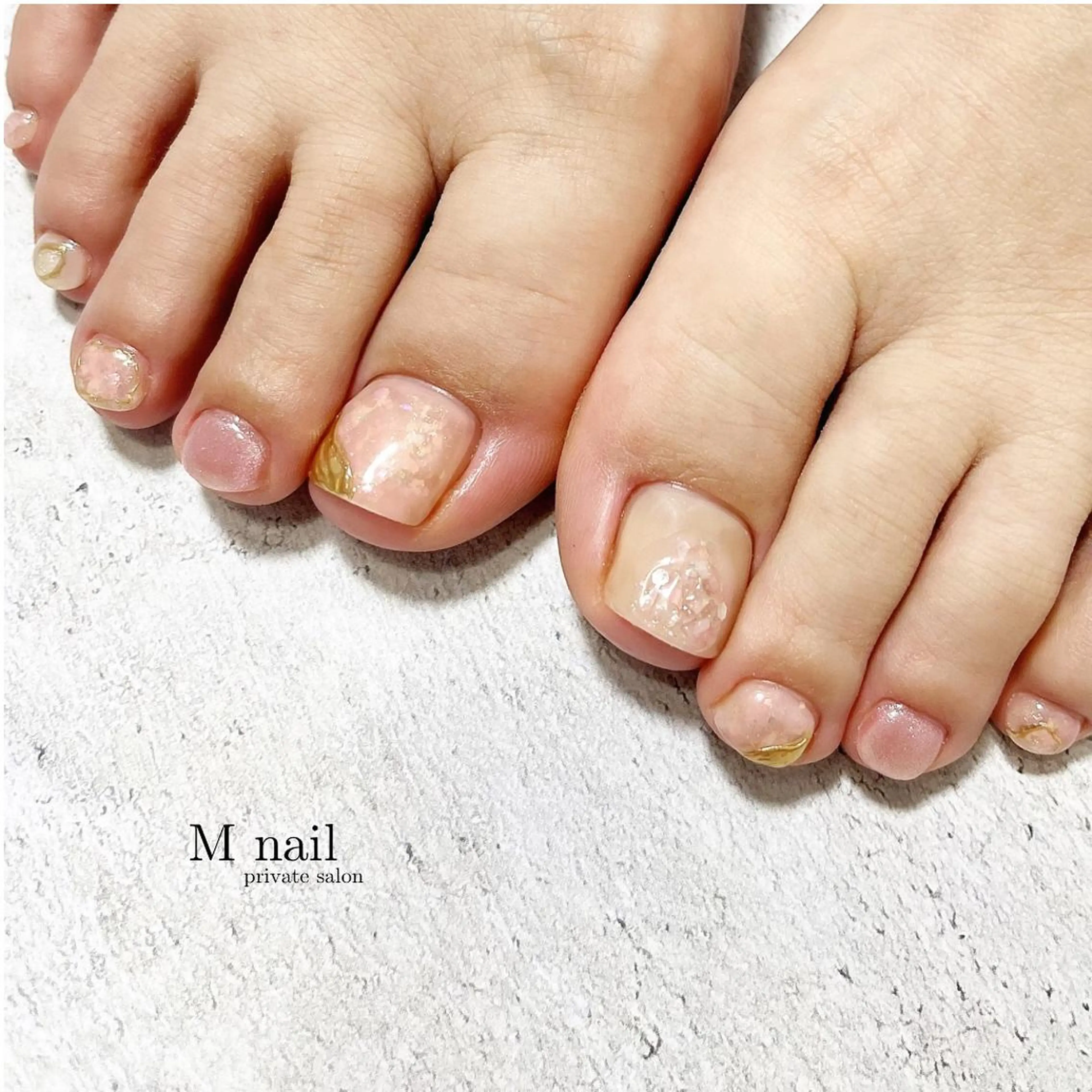 ネイル フットネイル M　nail所属・M nailのネイルデザイン