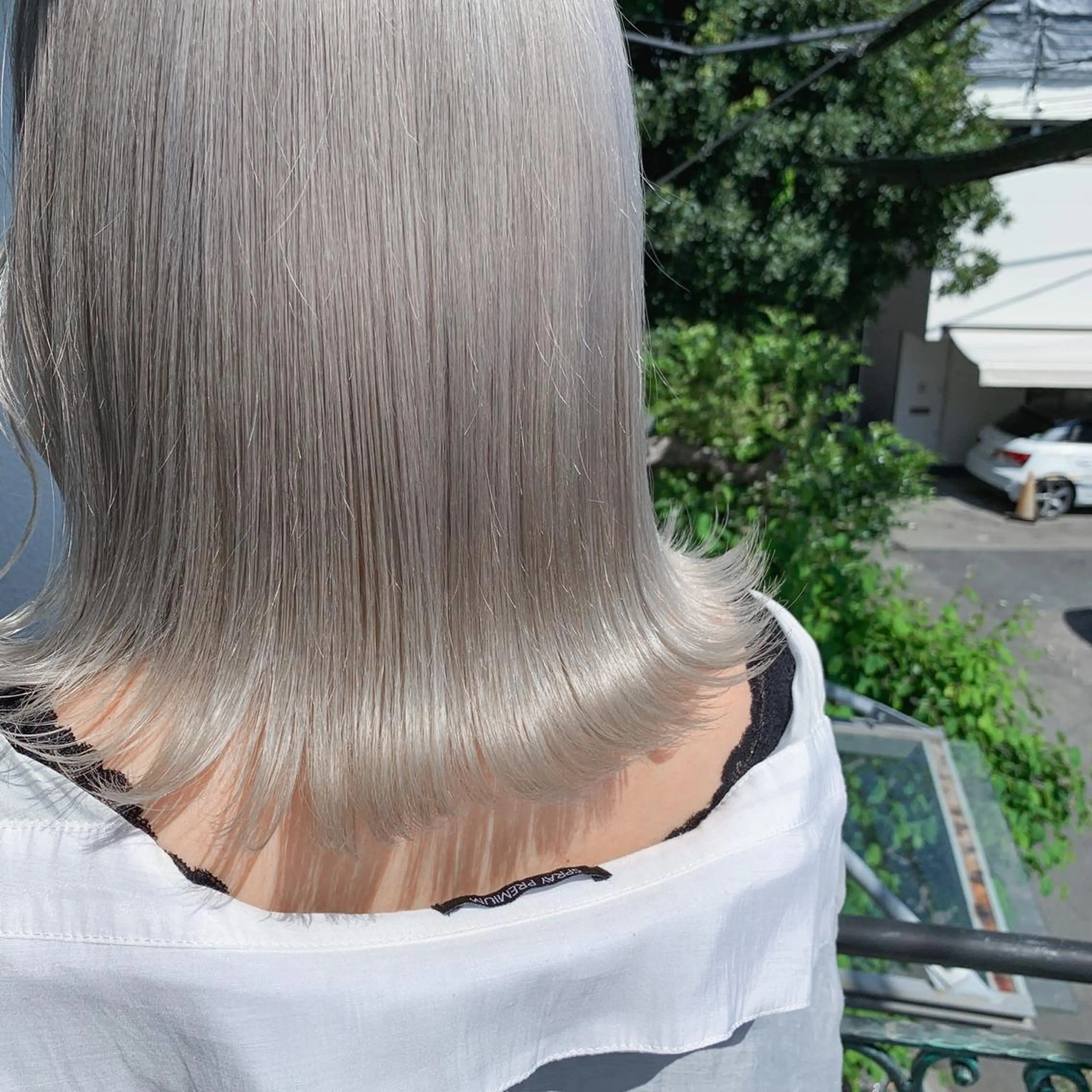 ミディアム カラー アディクシーカラー アクアカラー アッシュ バレイヤージュ ベージュカラー ヘアカラー トリートメント Lome'所属・✨ブリーチマスター✨ オクヤマヨウスケのヘアスタイル