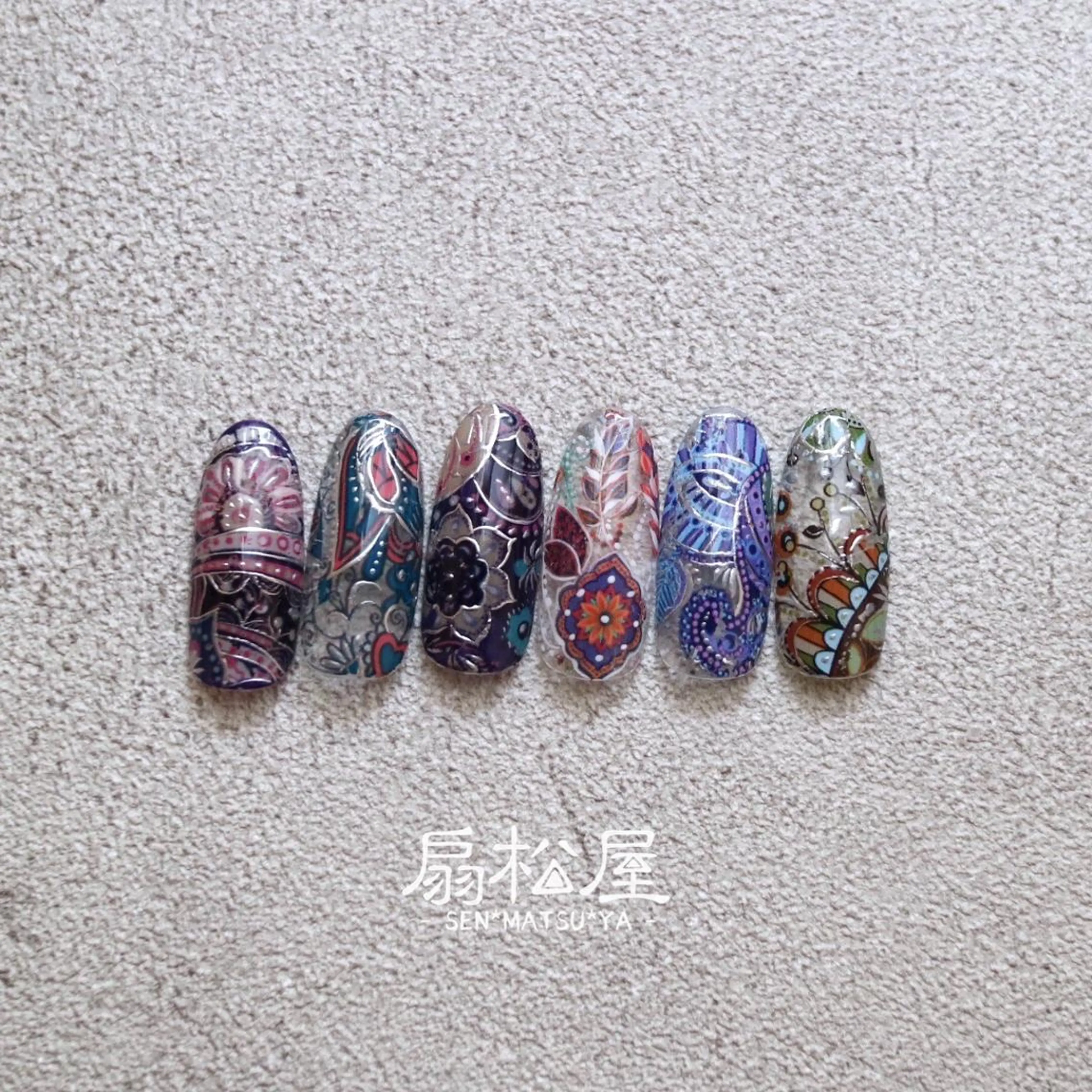 ネイル 扇松屋 marie.nのネイルデザイン