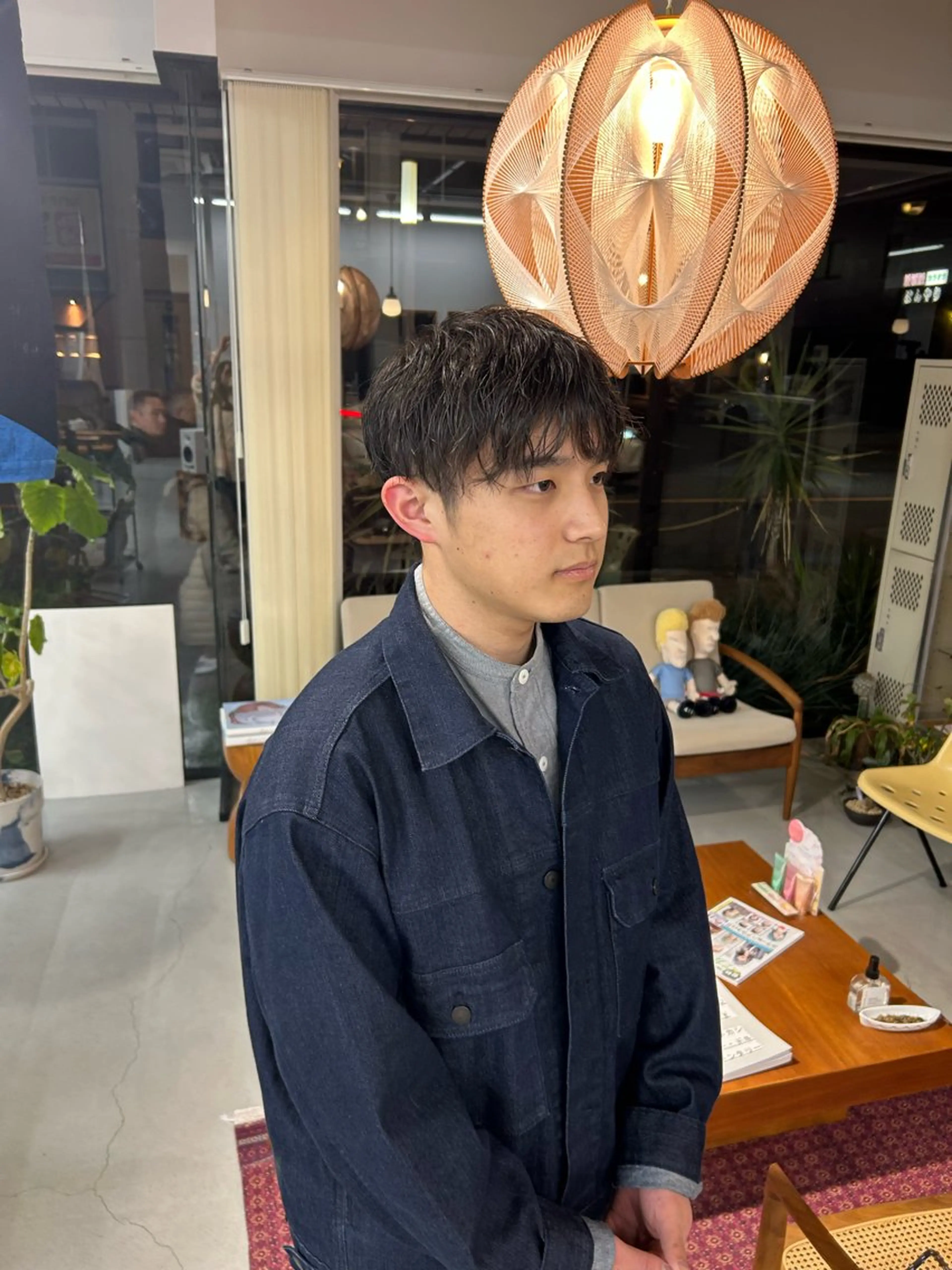メンズ マッシュ メンズパーマ 藤原 あかりのヘアスタイル