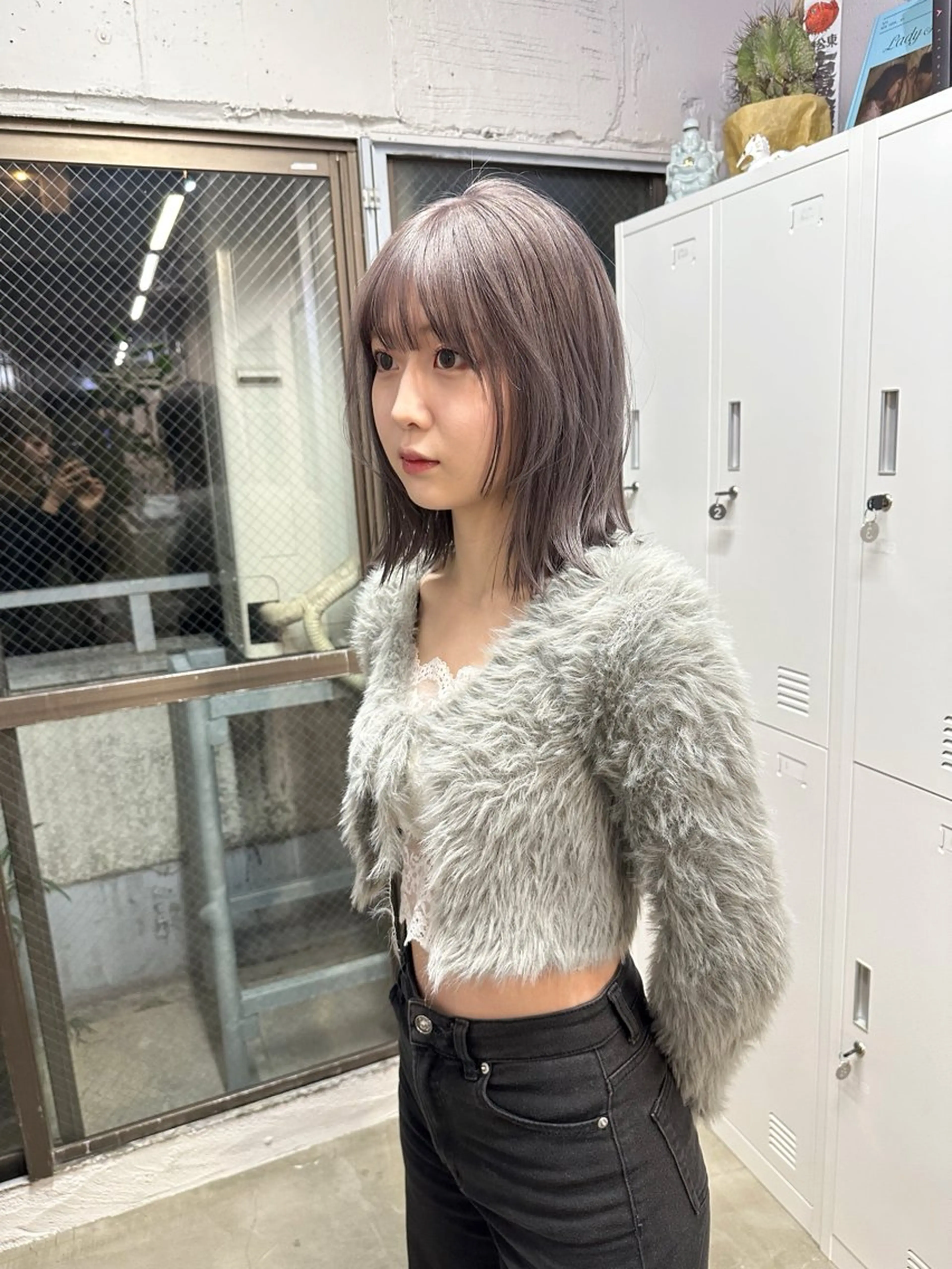 カラー ヘアカラー ハイトーン レイヤー🎀meiのヘアスタイル