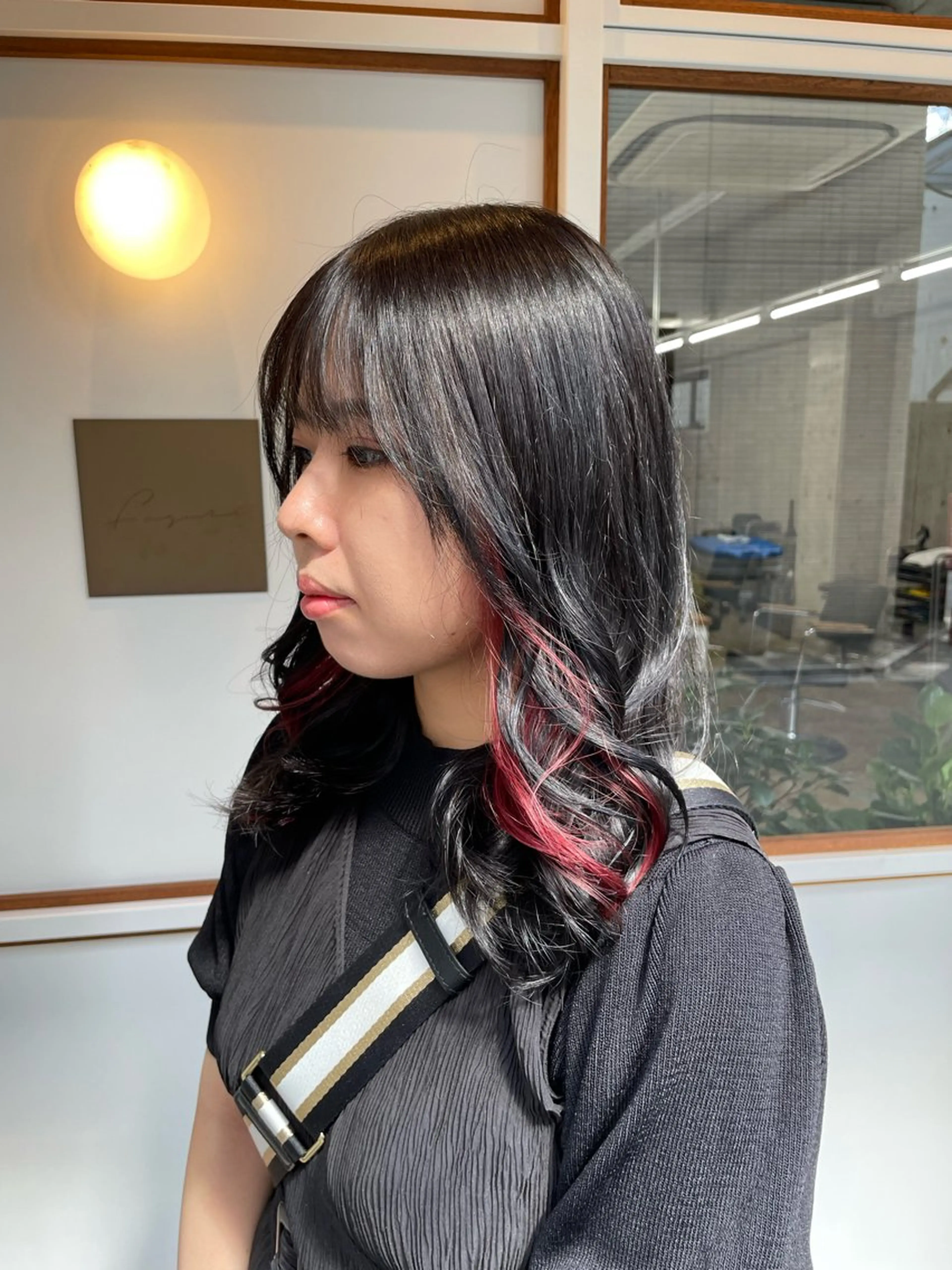 ロング カラー ヘアカラー ボブ/透明感カラー EMIRIのヘアスタイル
