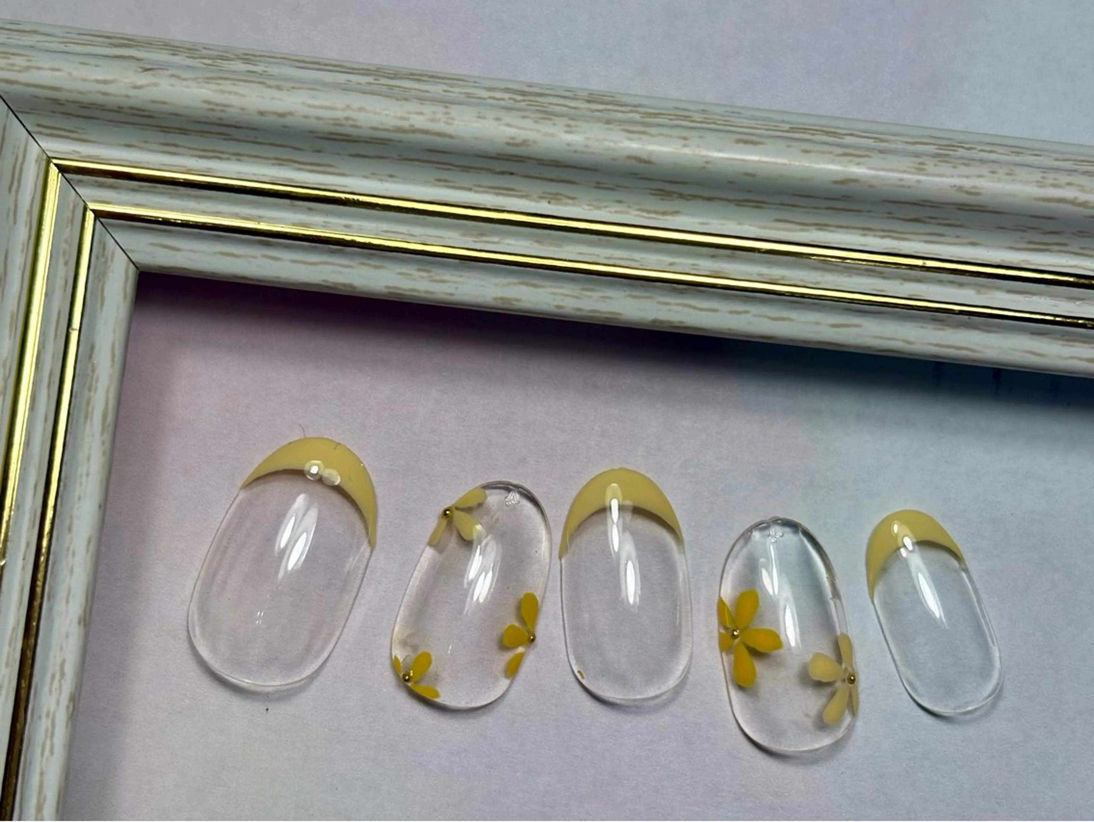 ネイル 春ネイル ハンドネイル Sunrich Neneのネイルデザイン