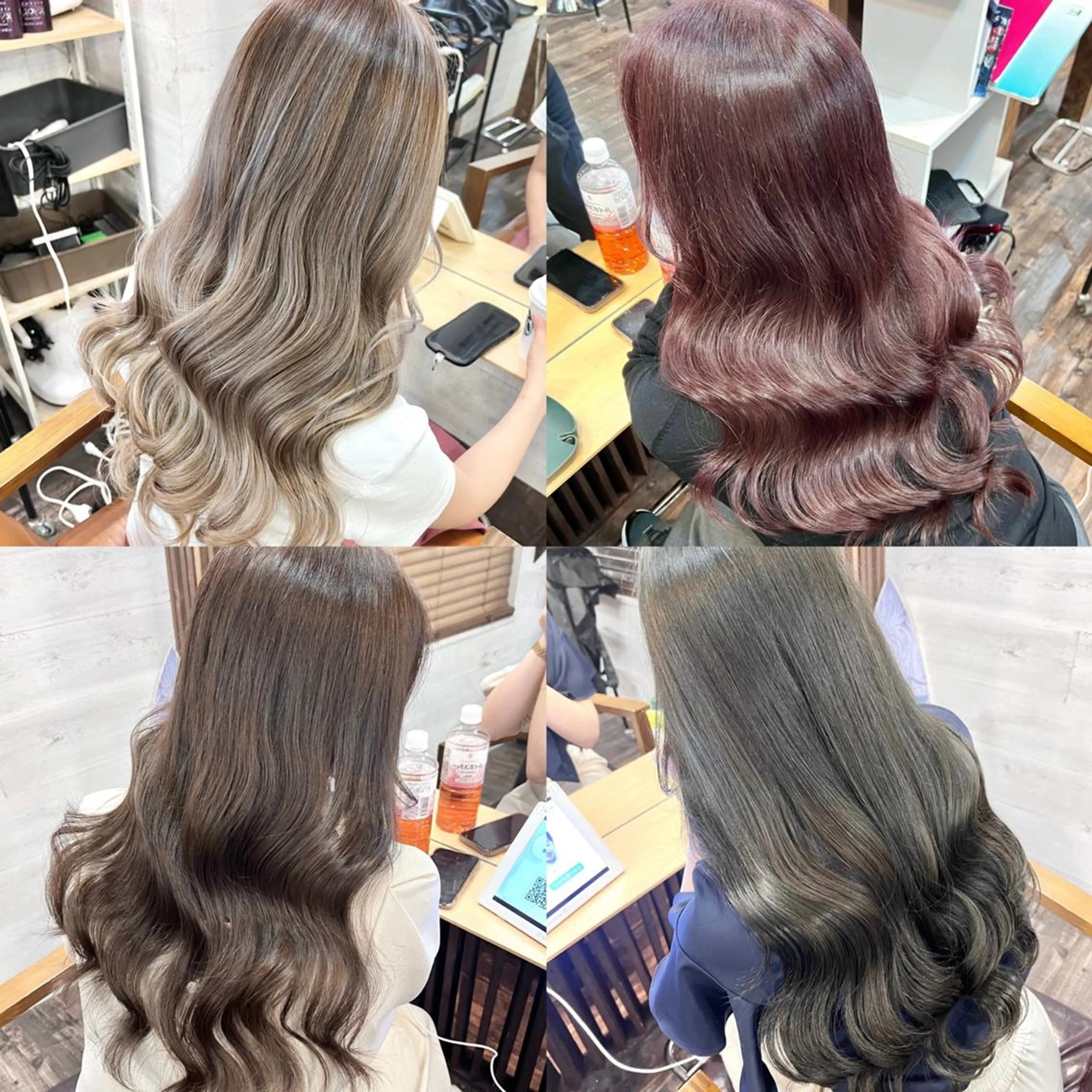 ロング カット ヘアカラー トリートメント プチプラ&ハイクオ リティ✰Lilly✰のヘアスタイル