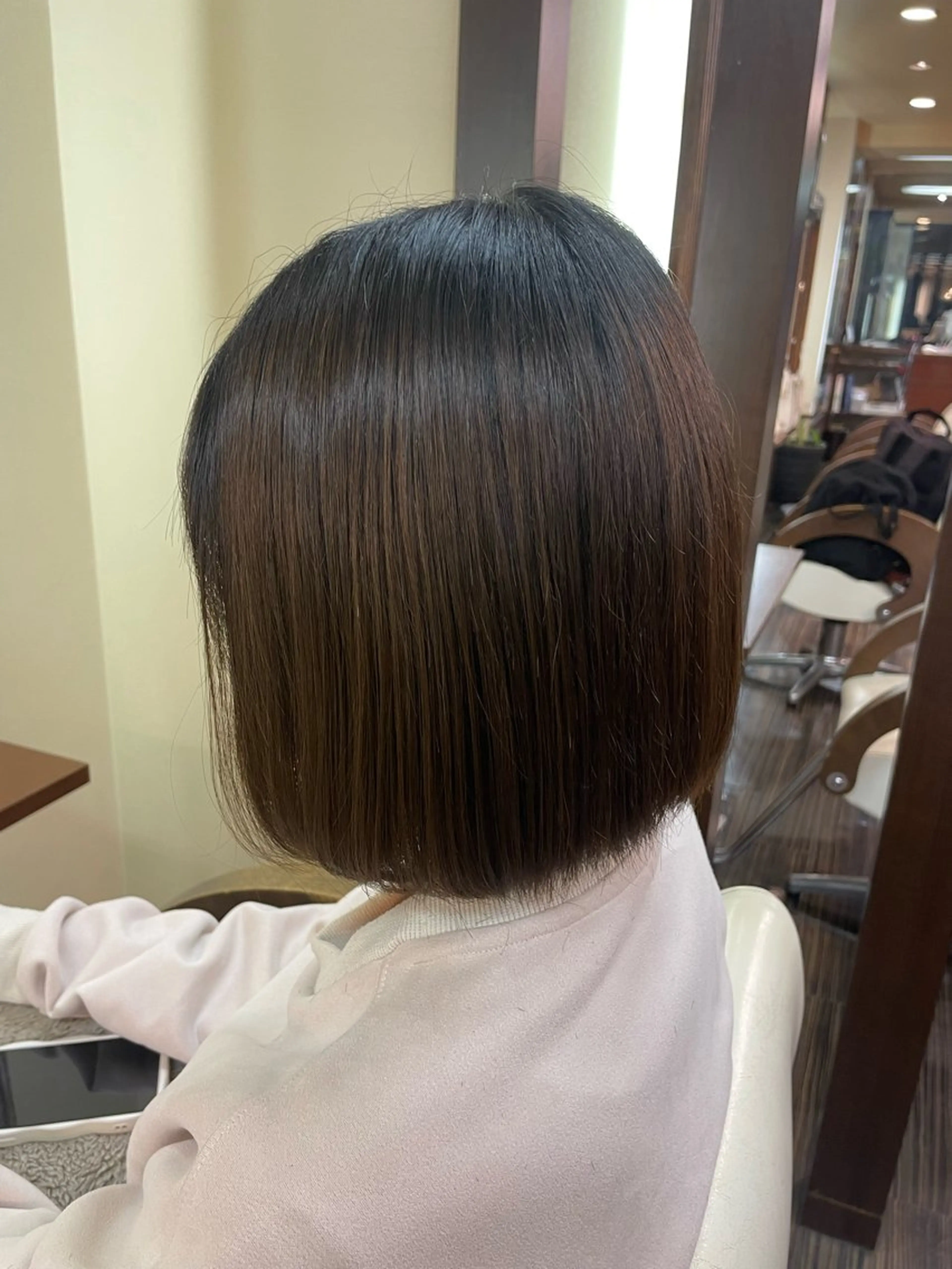 ショート 縮毛矯正 トリートメント 高取大将 /髪質改善/艶髪のヘアスタイル