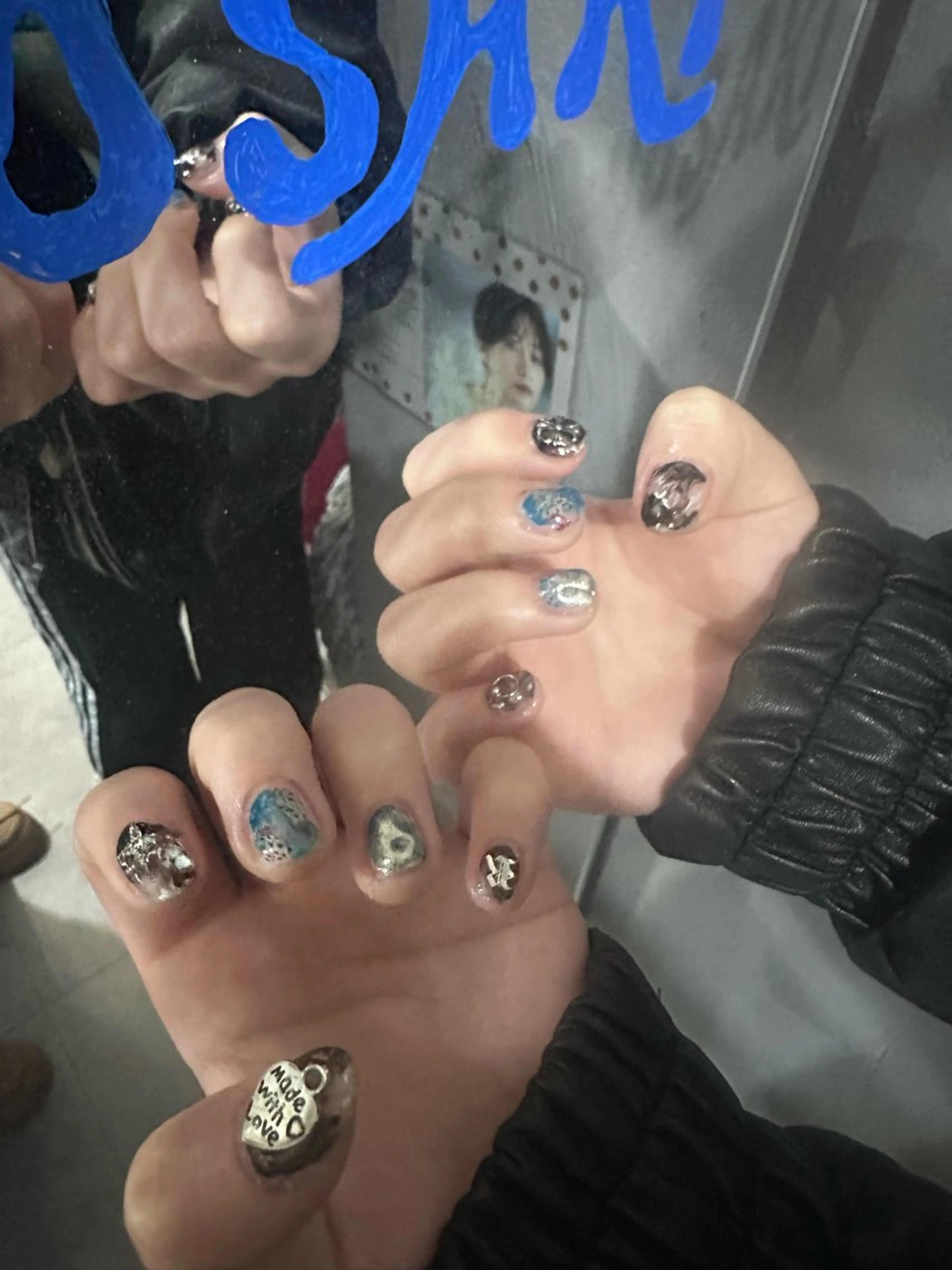 ネイル ニュアンスネイル 蛭子 美優のネイルデザイン