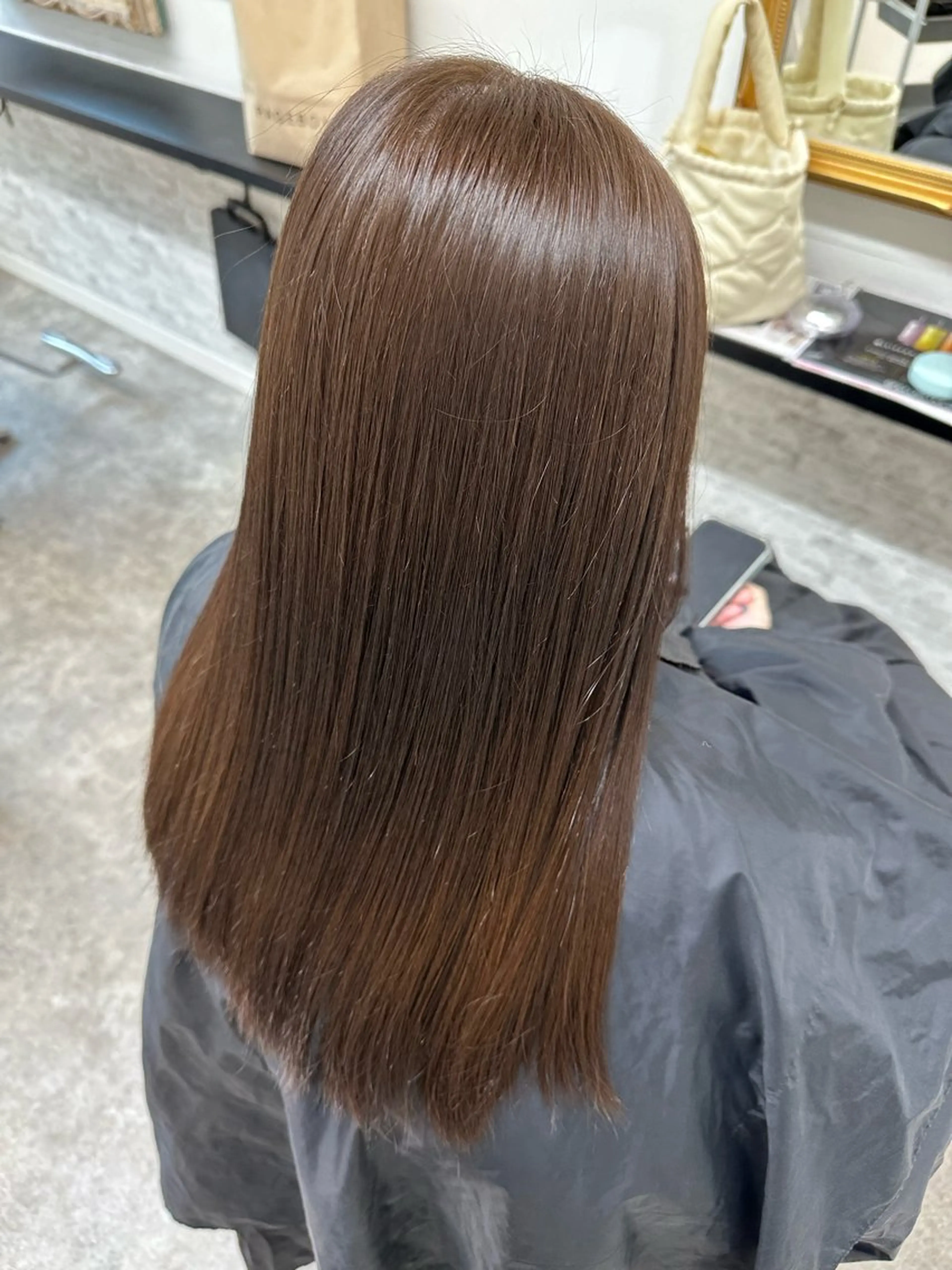 ロング カラー ✂️無料カットモデル ✂️佐々木悠月のヘアスタイル