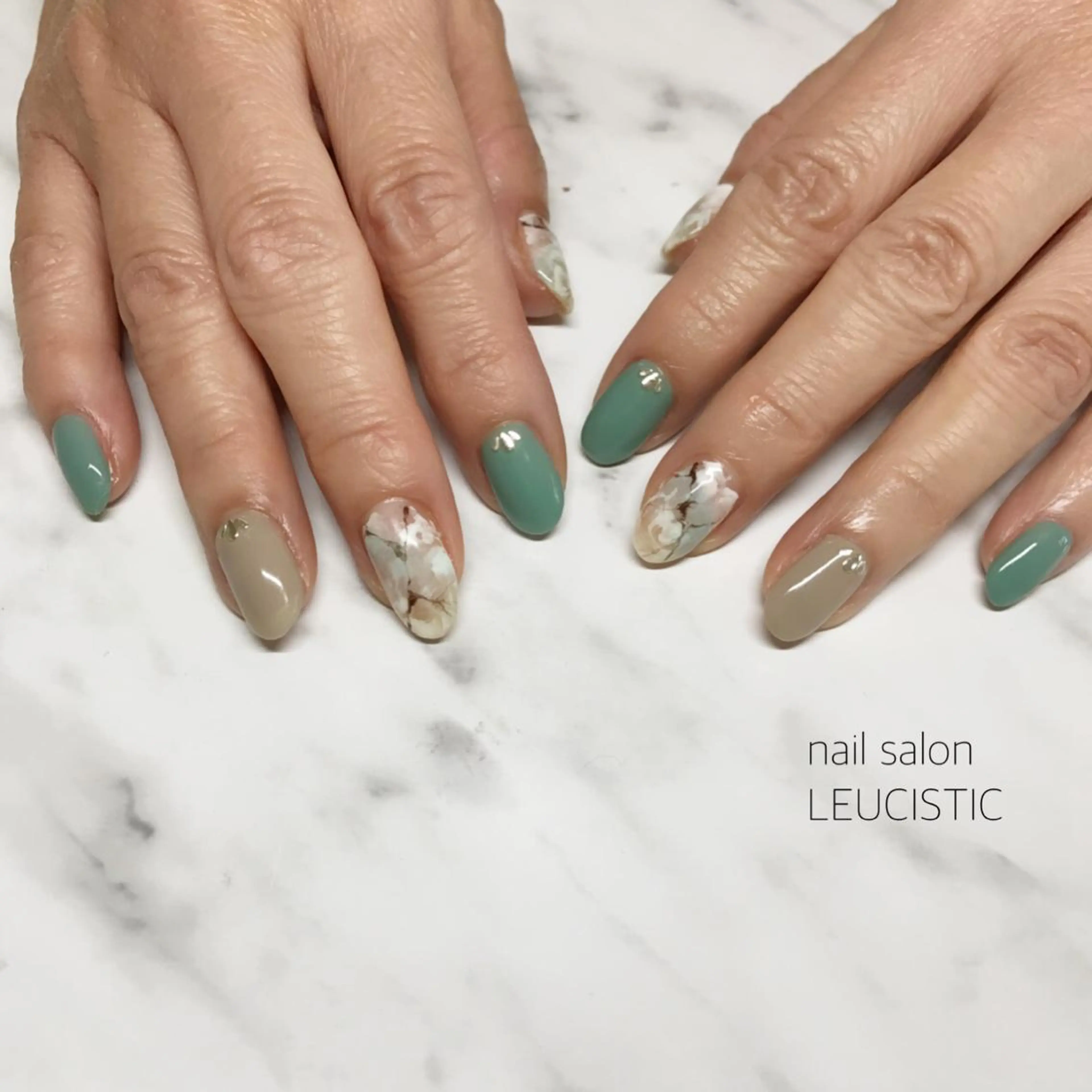 ネイル 大理石ネイル(マーブル) 美時雨・bishigure所属・美時雨 bishigureのエステ・リラクイメージ