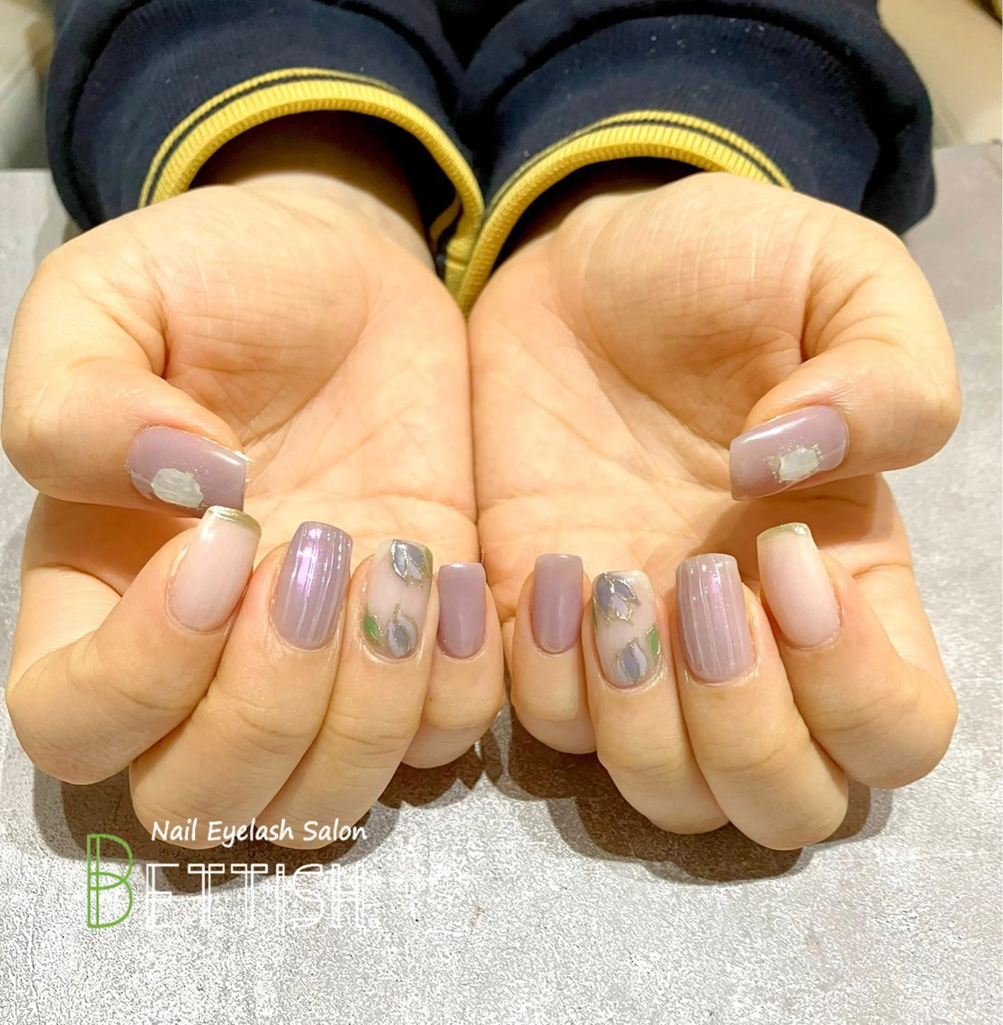 ネイル パープル ハンドネイル BETTISH. KUMIKO☺︎︎のネイルデザイン