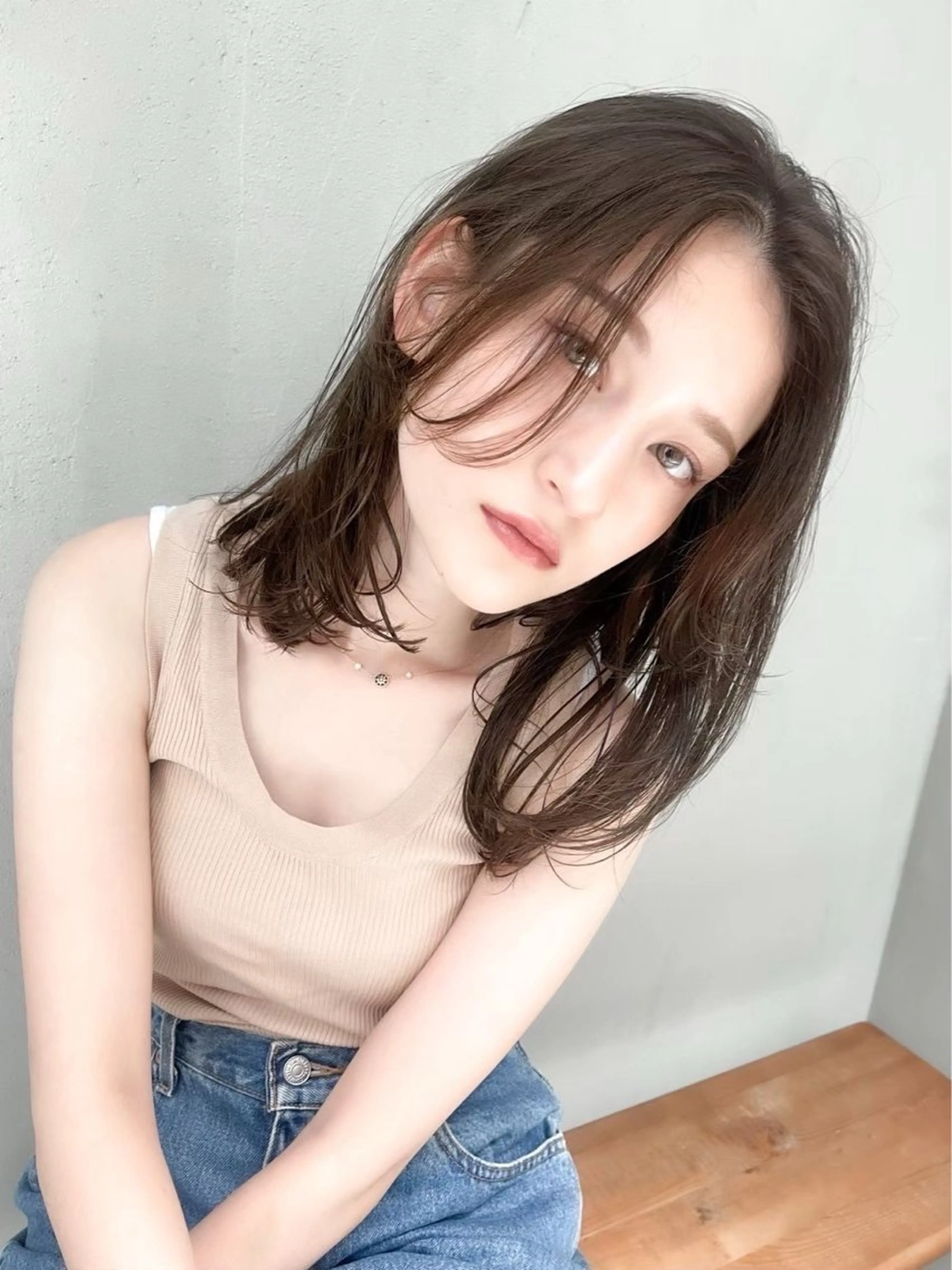 ミディアム カラー MISAKI🪐 💫のヘアスタイル