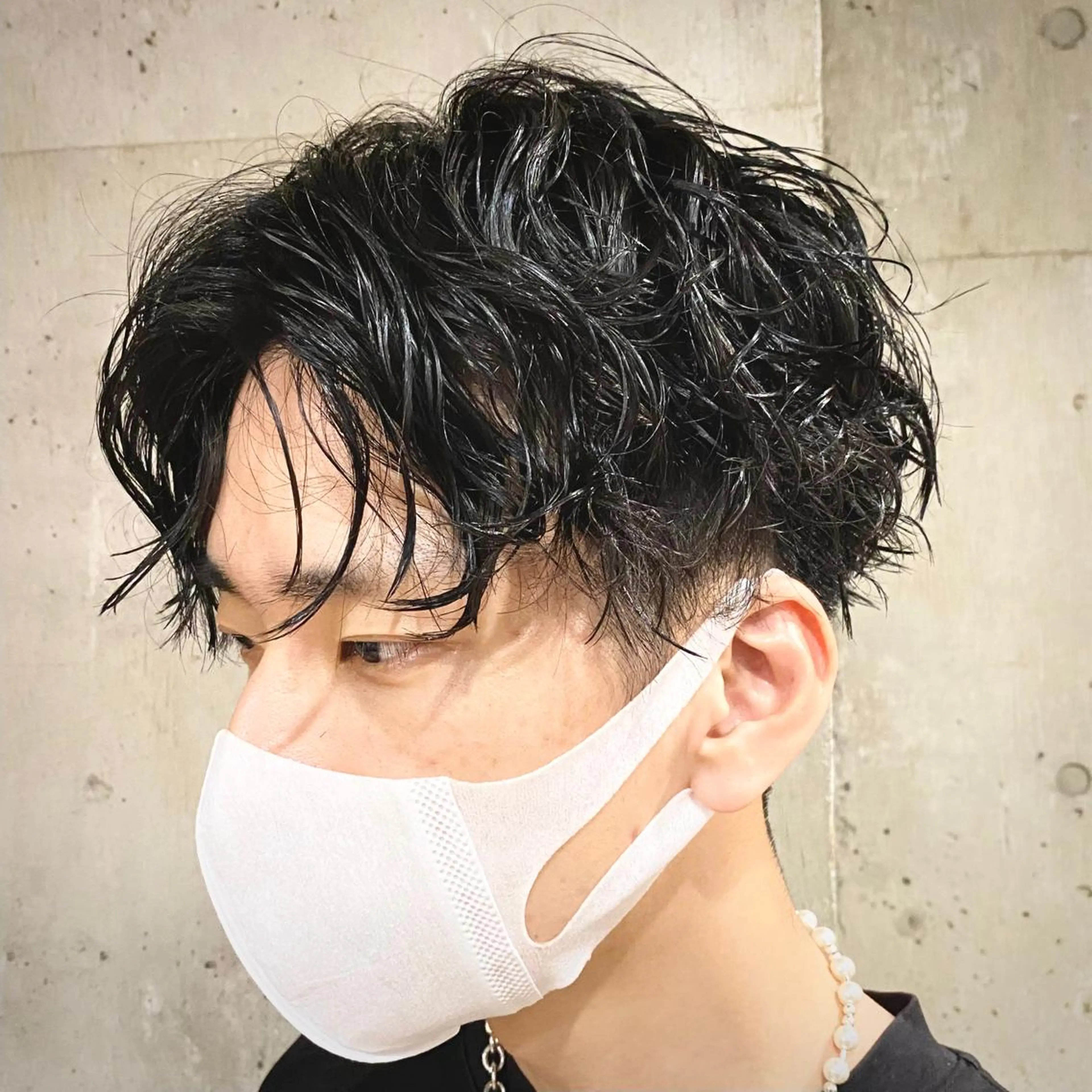 パーマ メンズ カット パーマ ヘアセット メンズブリーチカラー /パーマ ごーた立川のヘアスタイル