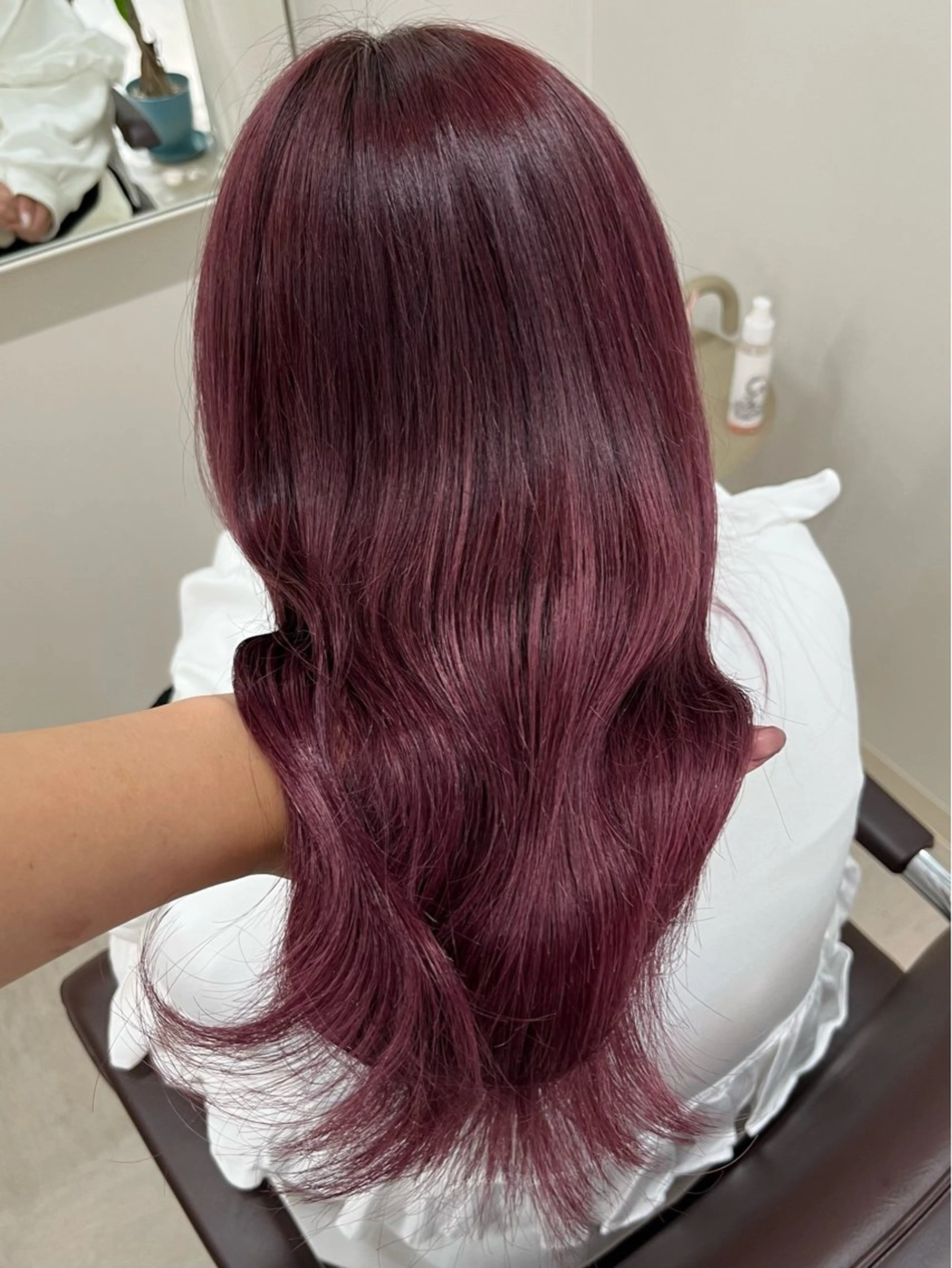 ミディアム カラー ブリーチ ラベンダーカラー ラベンダーピンク ピンクカラー ヘアカラー トリートメント 🦋レイヤー職人 猪瀬玲奈🦋のヘアスタイル