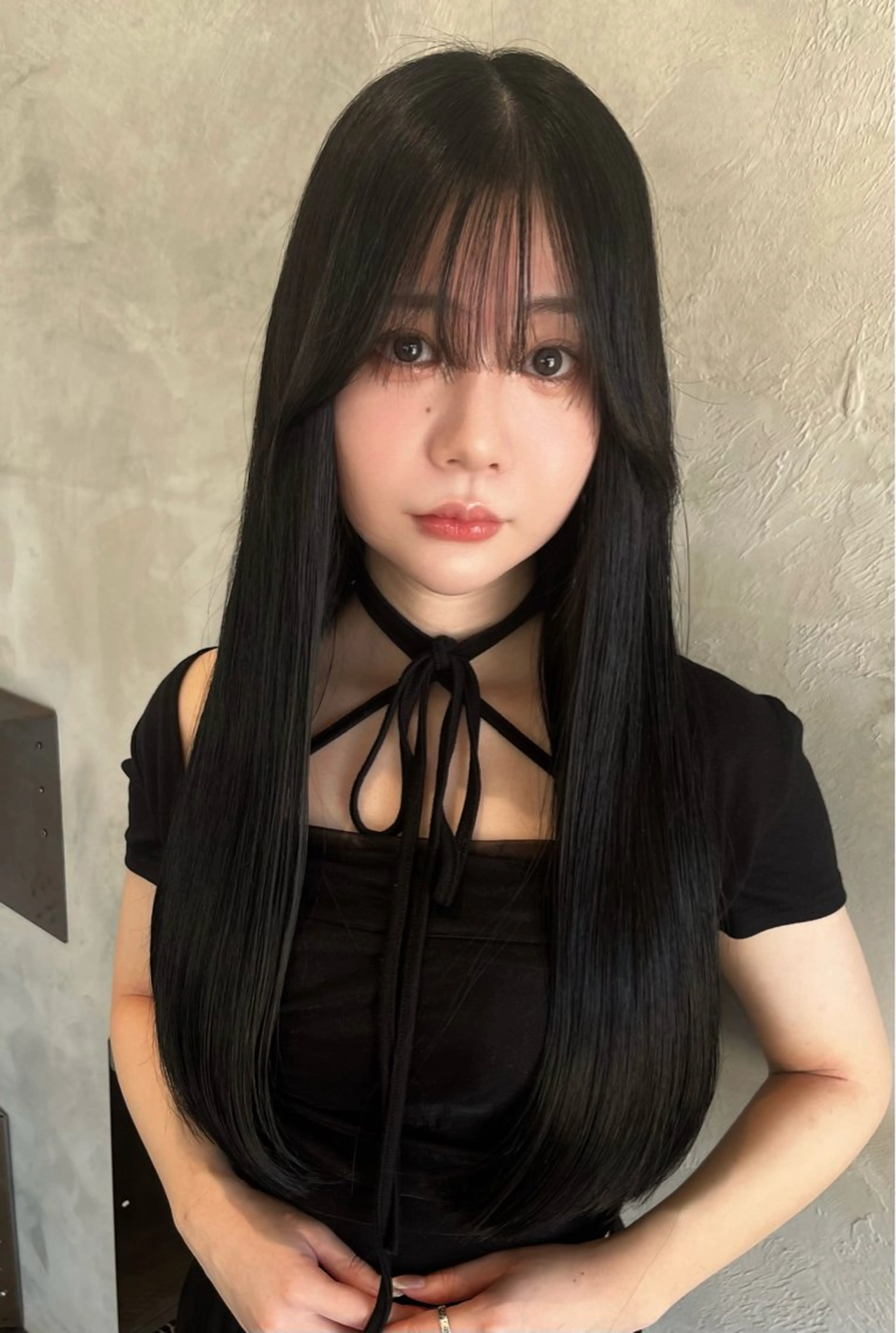 ロング カット ヘアカラー 縮毛矯正 トリートメント 🇰🇷祝斗🇰🇷 /韓国ボブ/レイヤーのヘアスタイル