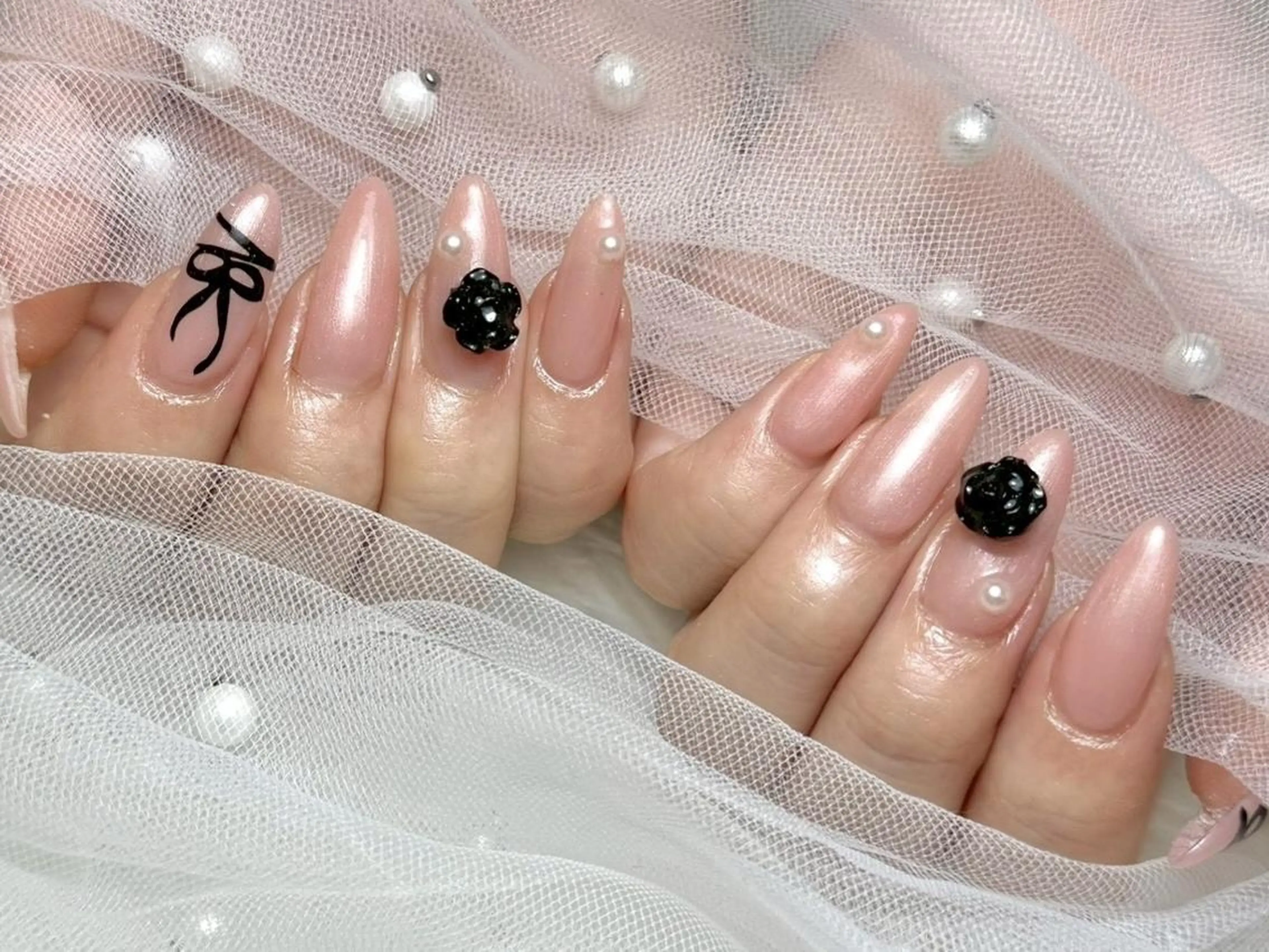 ネイル 持ち込み ハンドネイル ハンドケア peTiT ✨️ yuzuki💞🫧のネイルデザイン