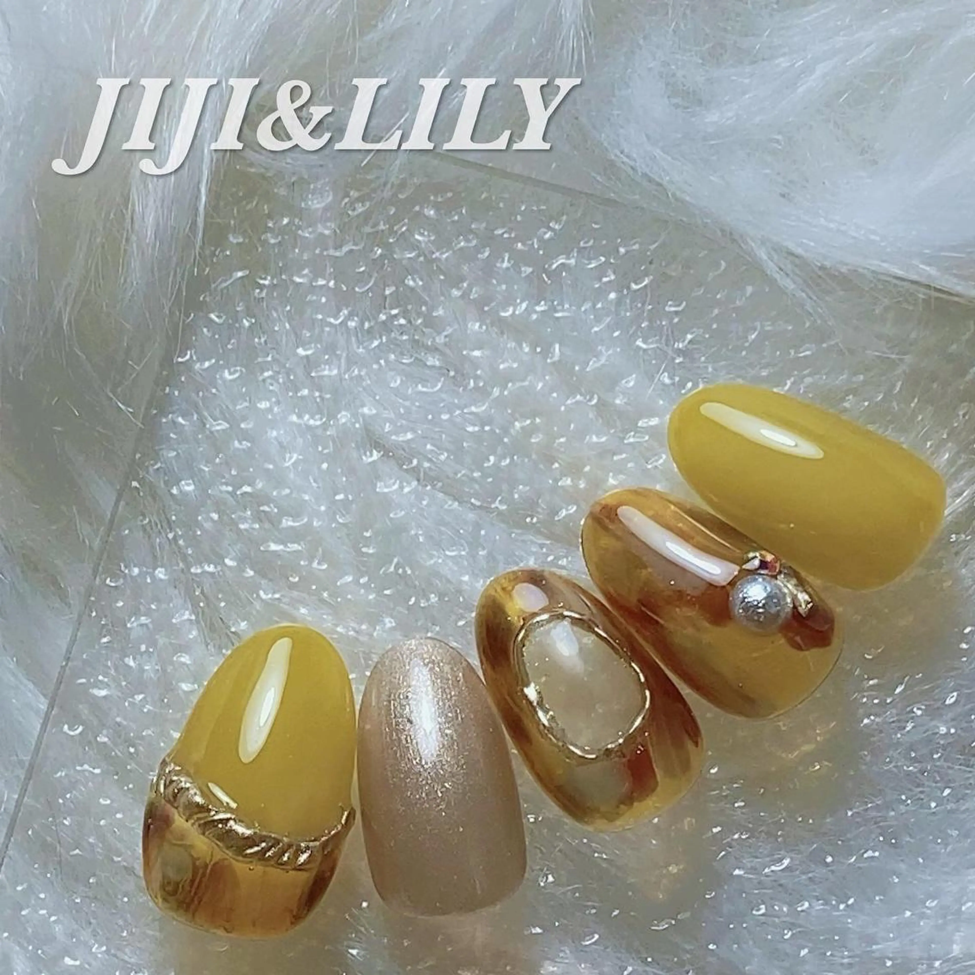 ネイル べっ甲ネイル ハンドネイル 豊田 圭子のネイルデザイン