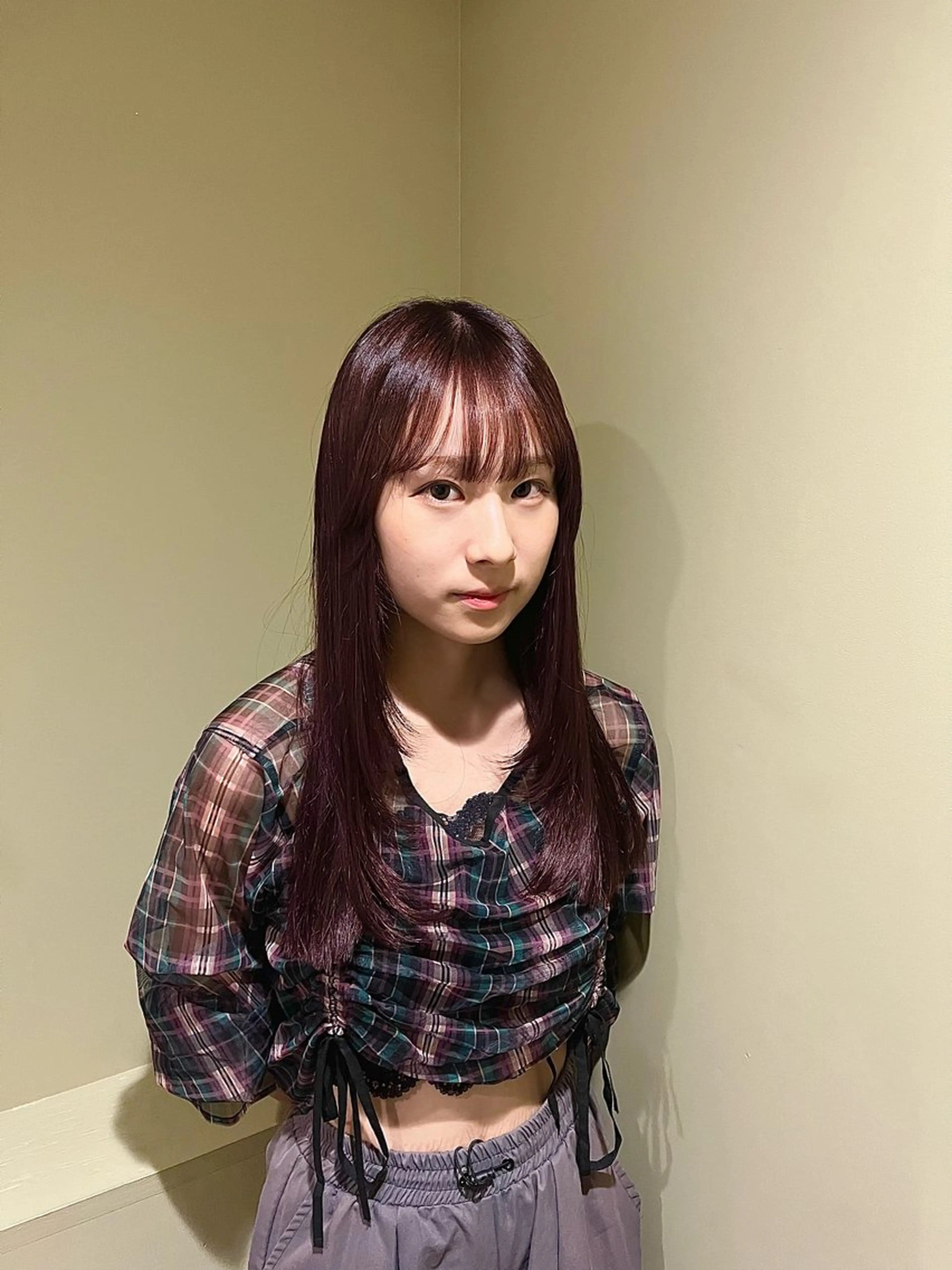 ロング ピンクブラウン 🐰カラーモデル🐰 mihoのヘアスタイル