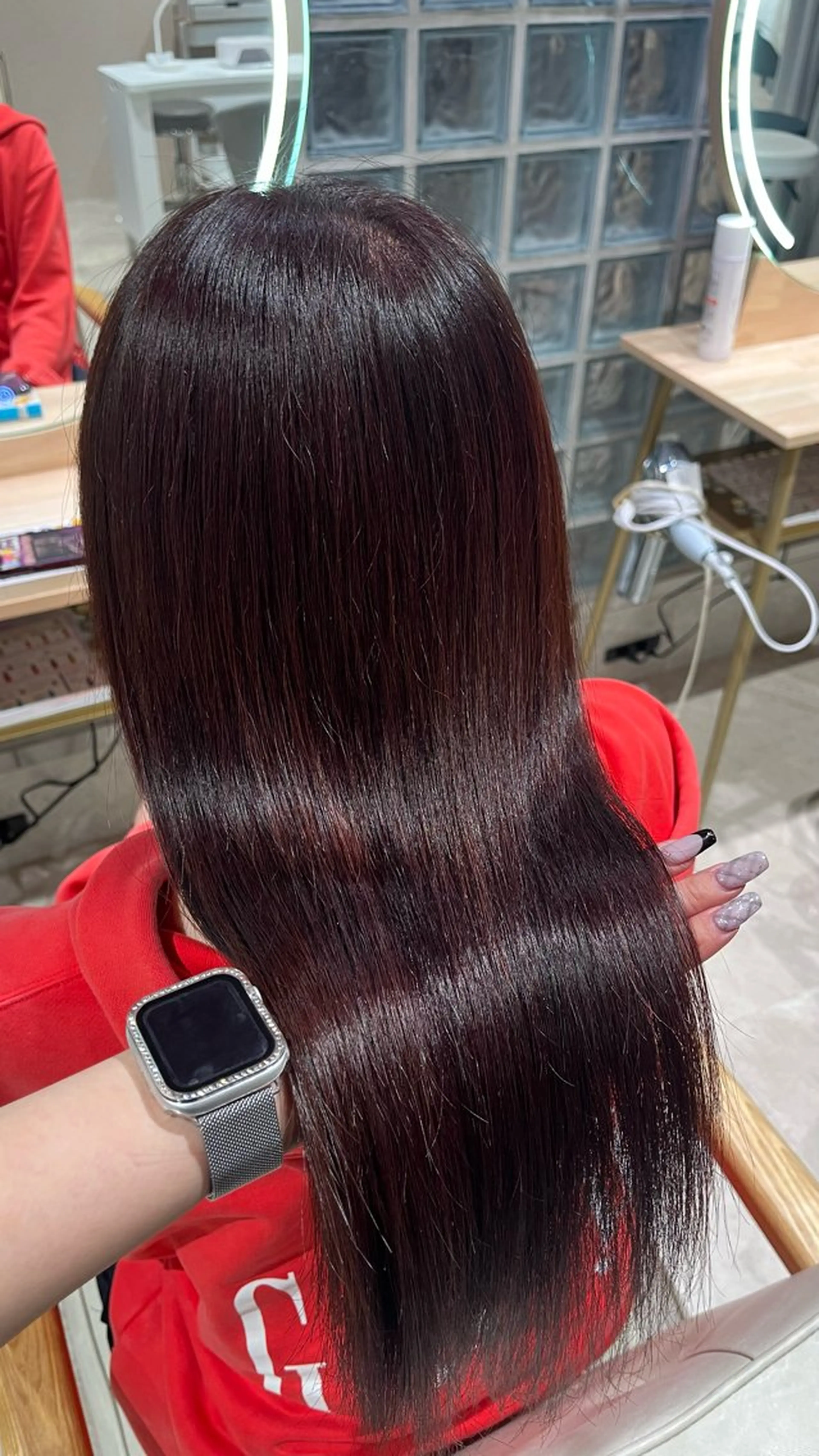 ロング カラー ヘアカラー トリートメント 🎀暖色カラー/ ハナ🎀のヘアスタイル