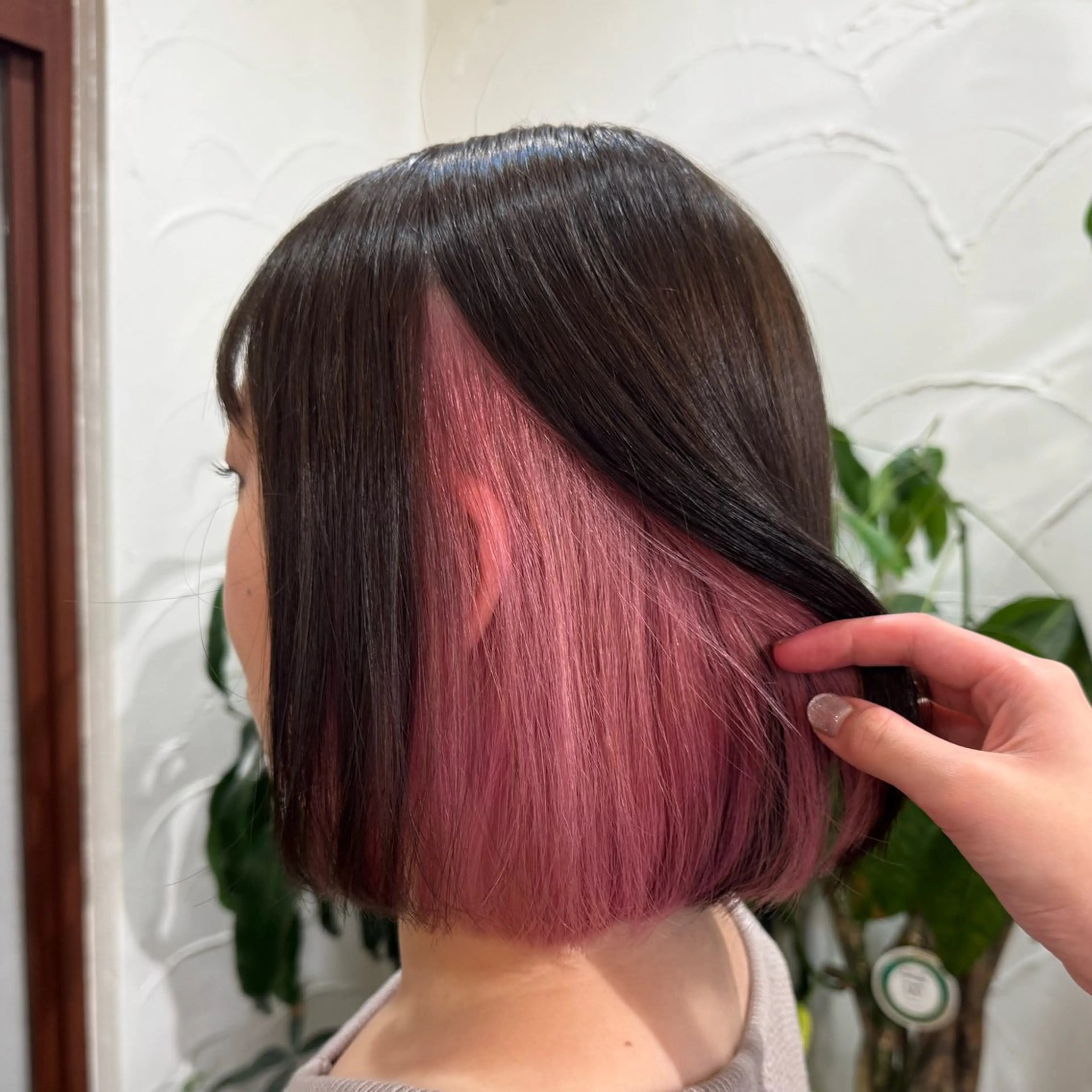 カラー ヘアカラー トリートメント ヘッドスパ 透明感/低ダメージ インナー🩵角田紗雪のヘアスタイル