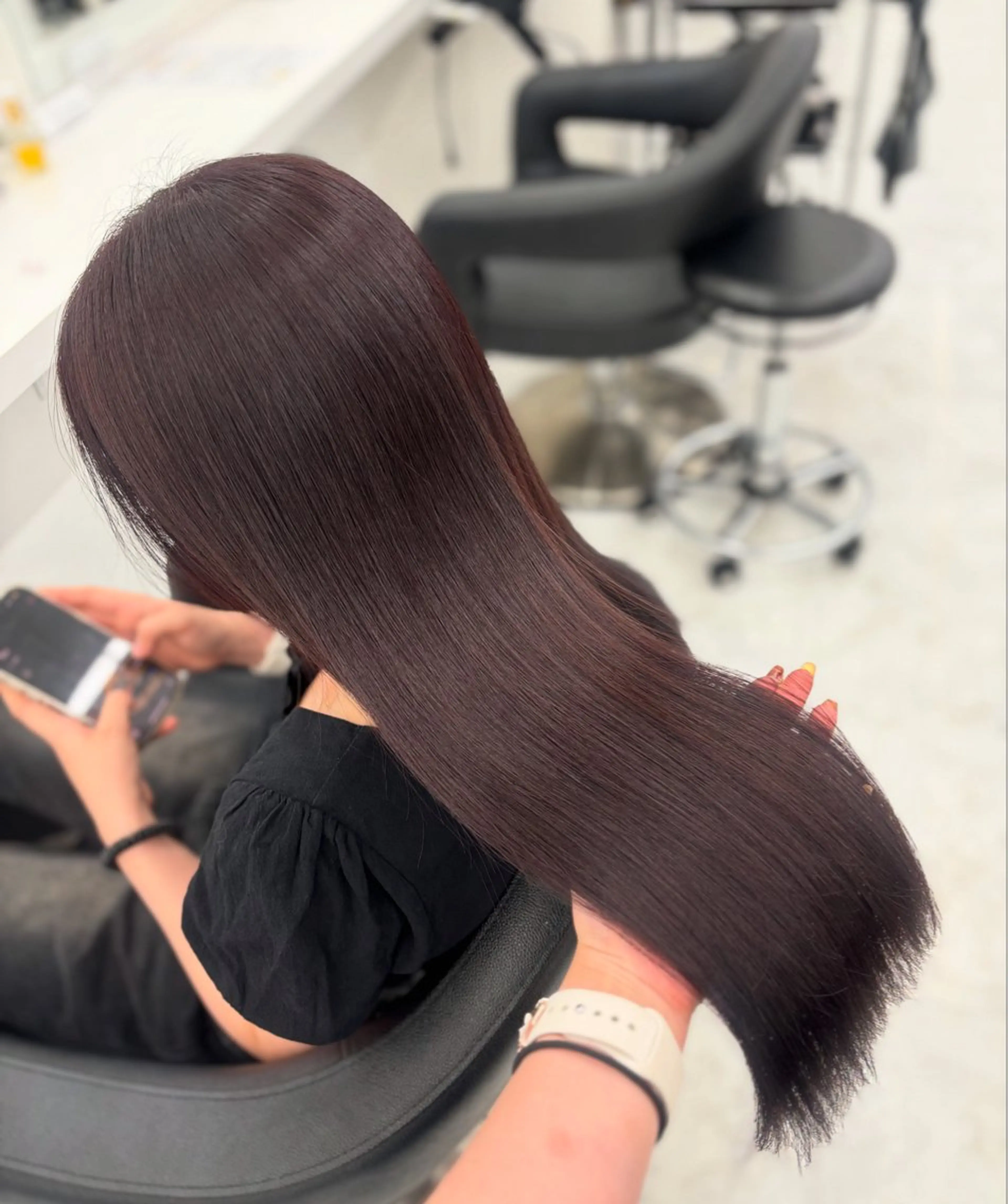 ロング カラー ヘアカラー トリートメント 🤍レイヤー/顔周り /hirari🤍のヘアスタイル