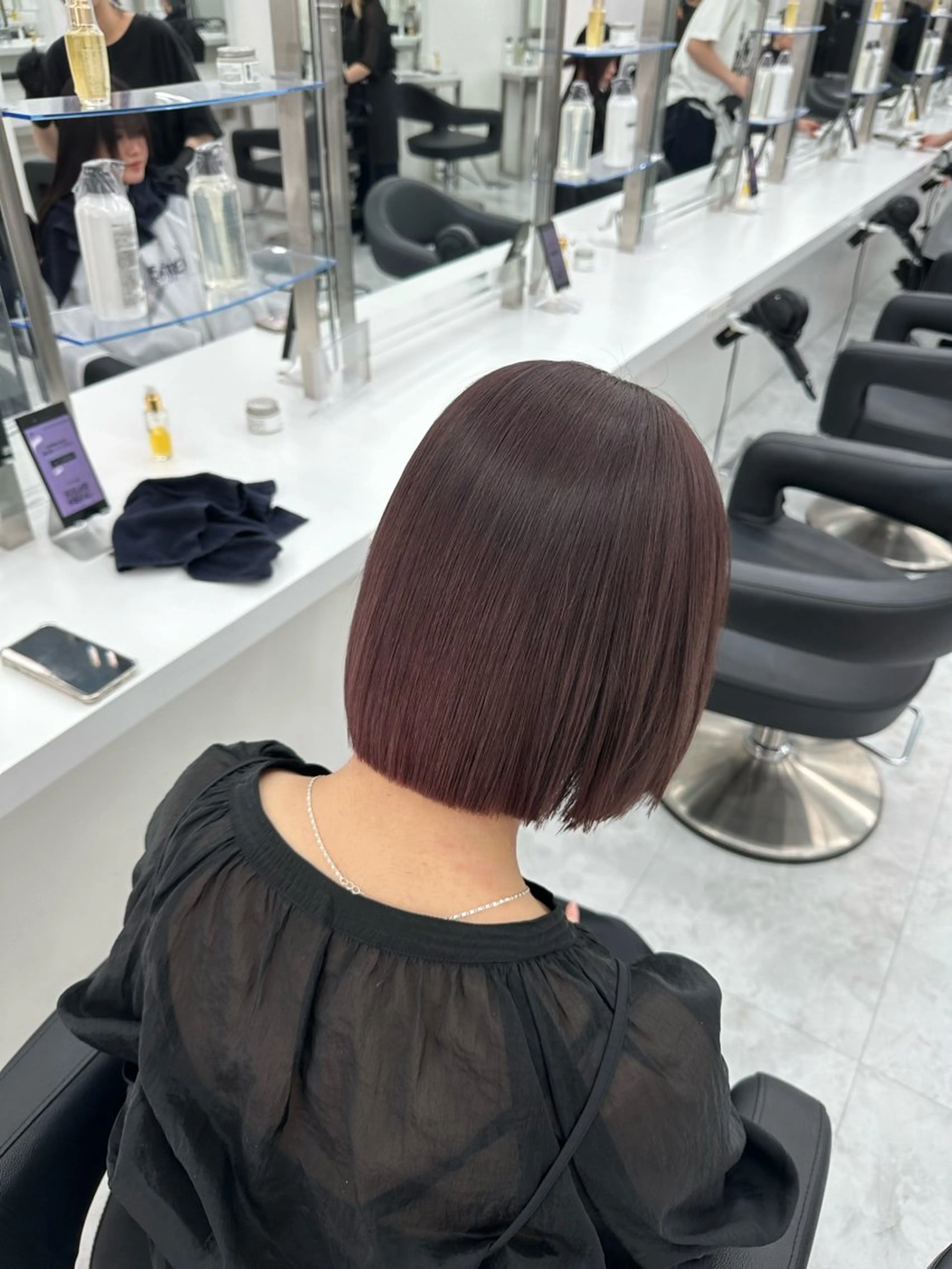 セミロング ヘアカラー トリートメント ヘッドスパ ヘアセット rio🧚🏻‍♀️ 暖色/グレージュのヘアスタイル