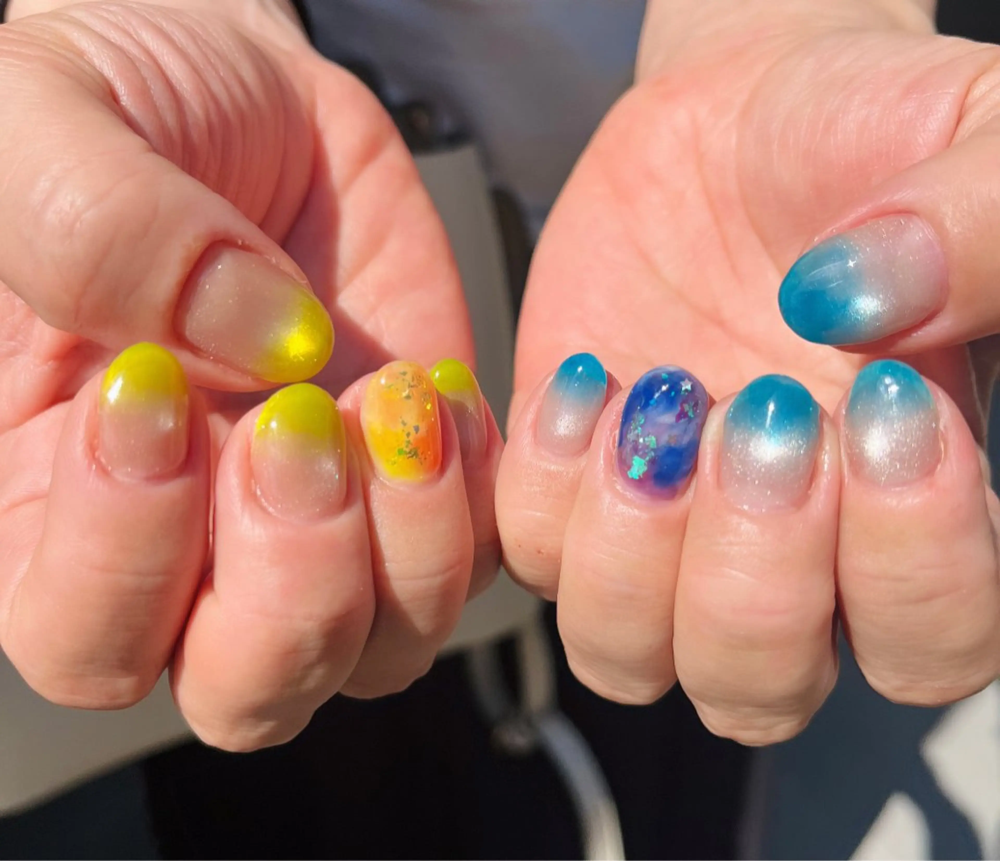 ネイル 夏ネイル ハンドネイル HazeGrass NAILのネイルデザイン