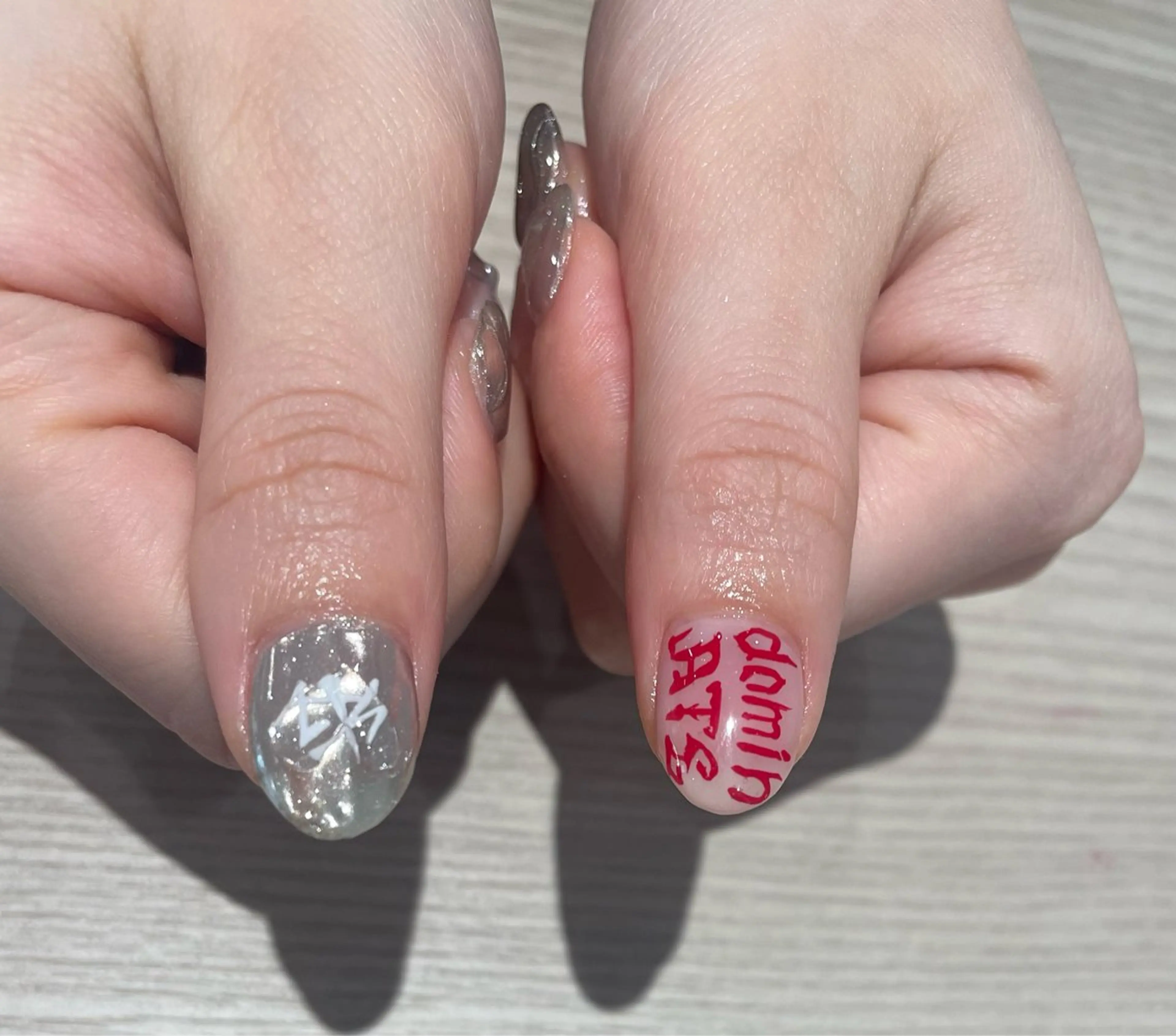 ネイル マグネットネイル ニュアンスネイル ワンカラーネイル パステルネイル スカルプネイル mallee nailのネイルデザイン