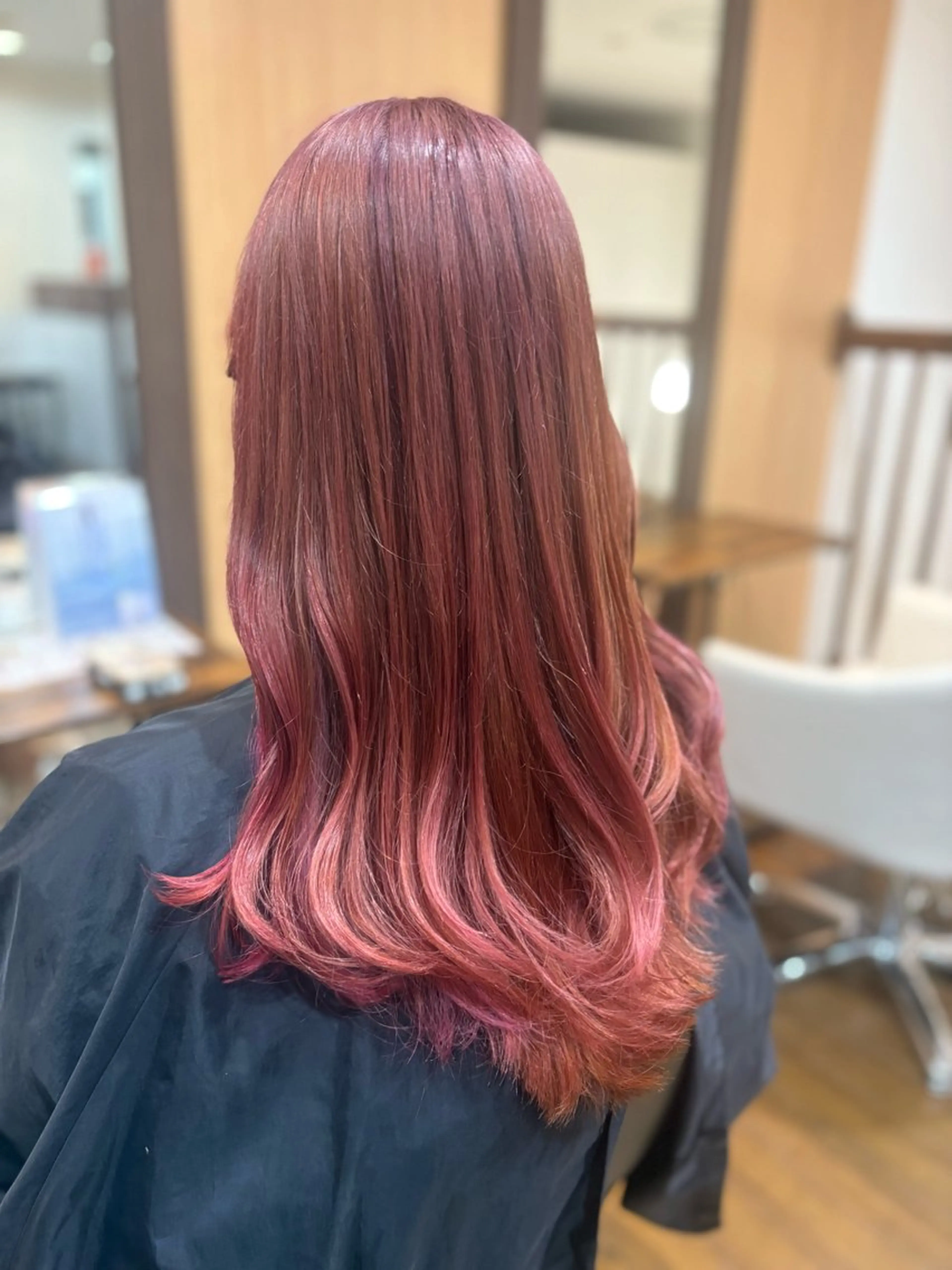 ロング MOLLASALON 浅香山店所属・髪質改善カラー 縮毛矯正🤍辻桃加のヘアスタイル