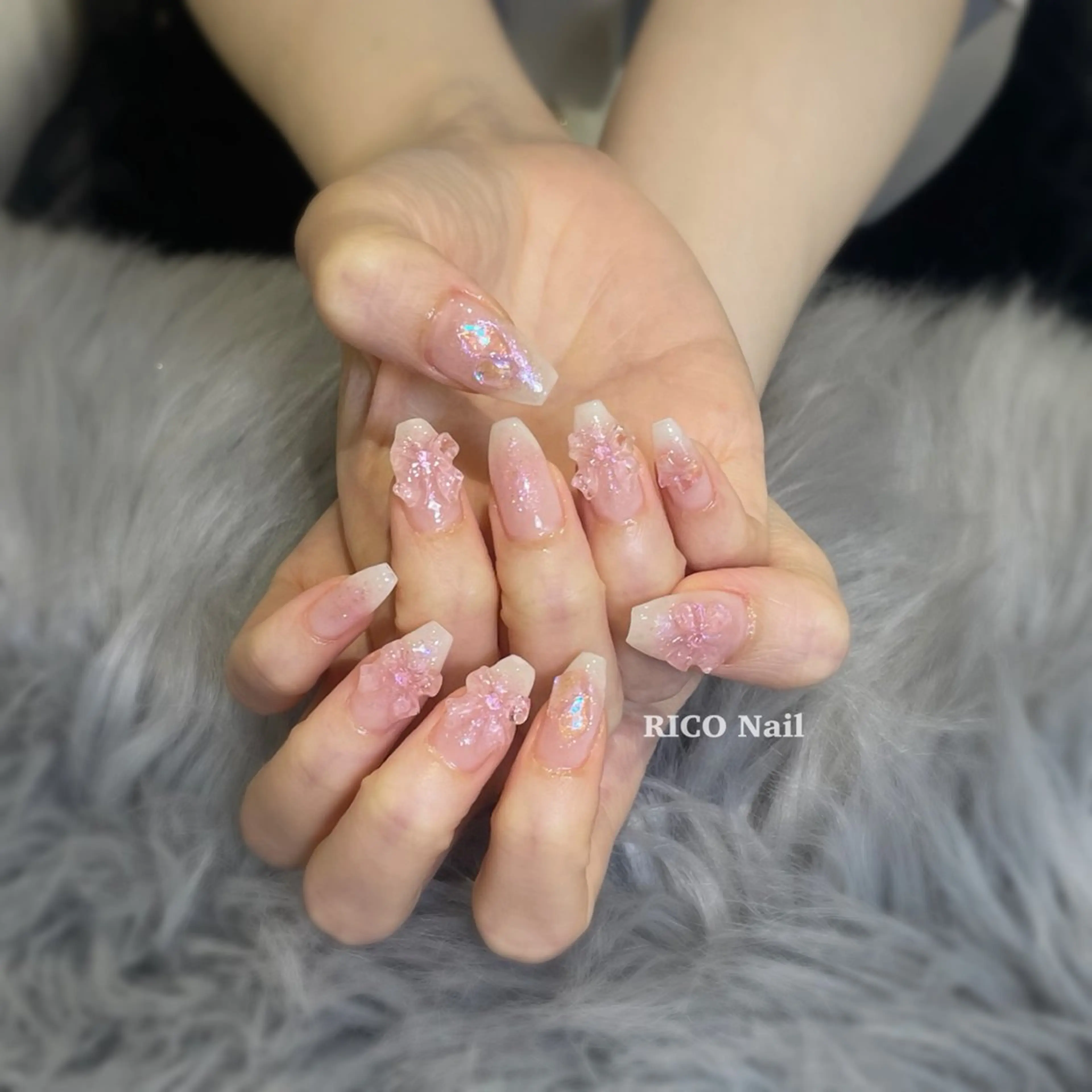 ネイル ハンドネイル RICO NAIL所属・RICO Nail パーツつけ放題🌈のネイルデザイン
