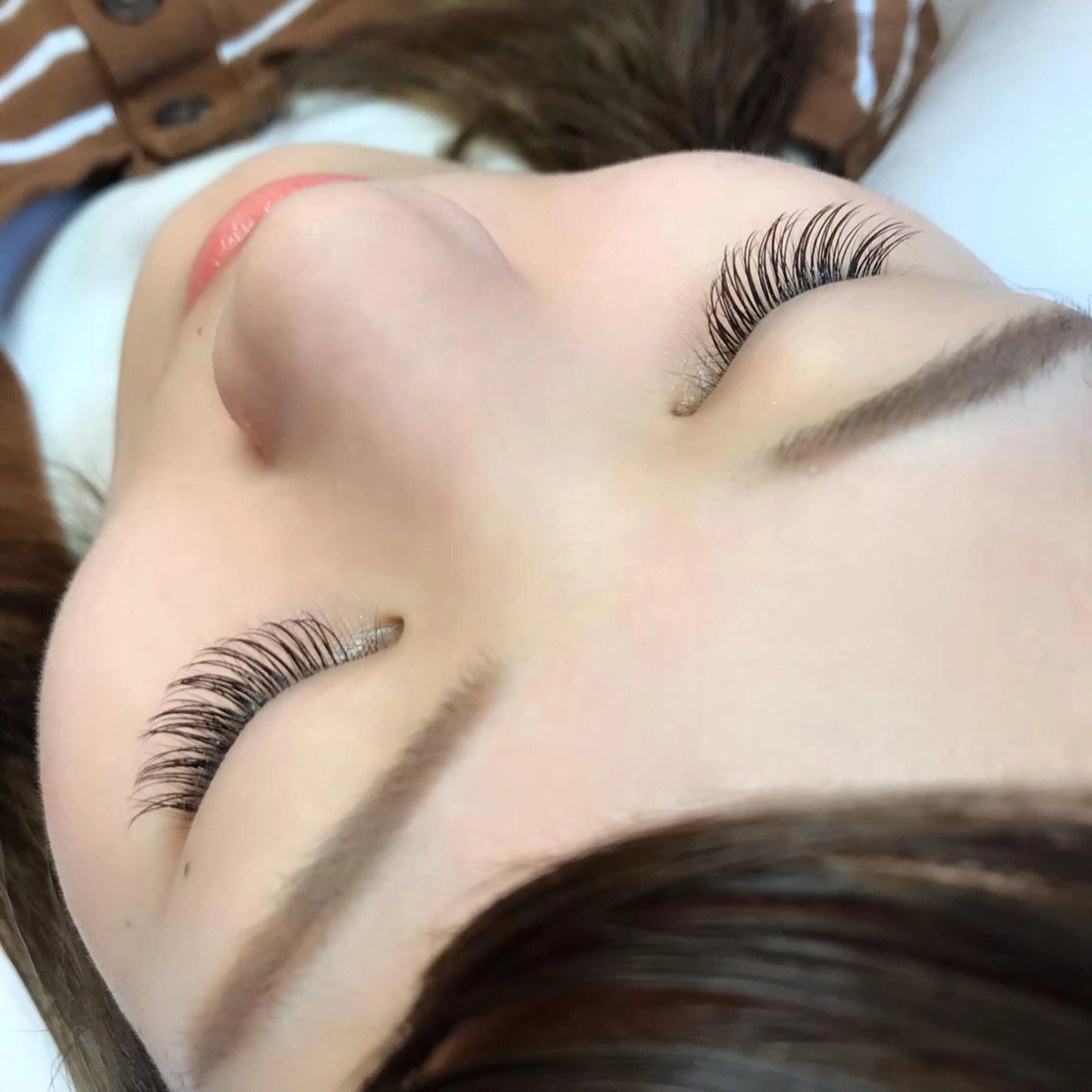 マツエク・マツパ Cカール カラーマツエク フラットラッシュ セーブル francesca eyelash所属・中島 顕子のマツエク・マツパデザイン