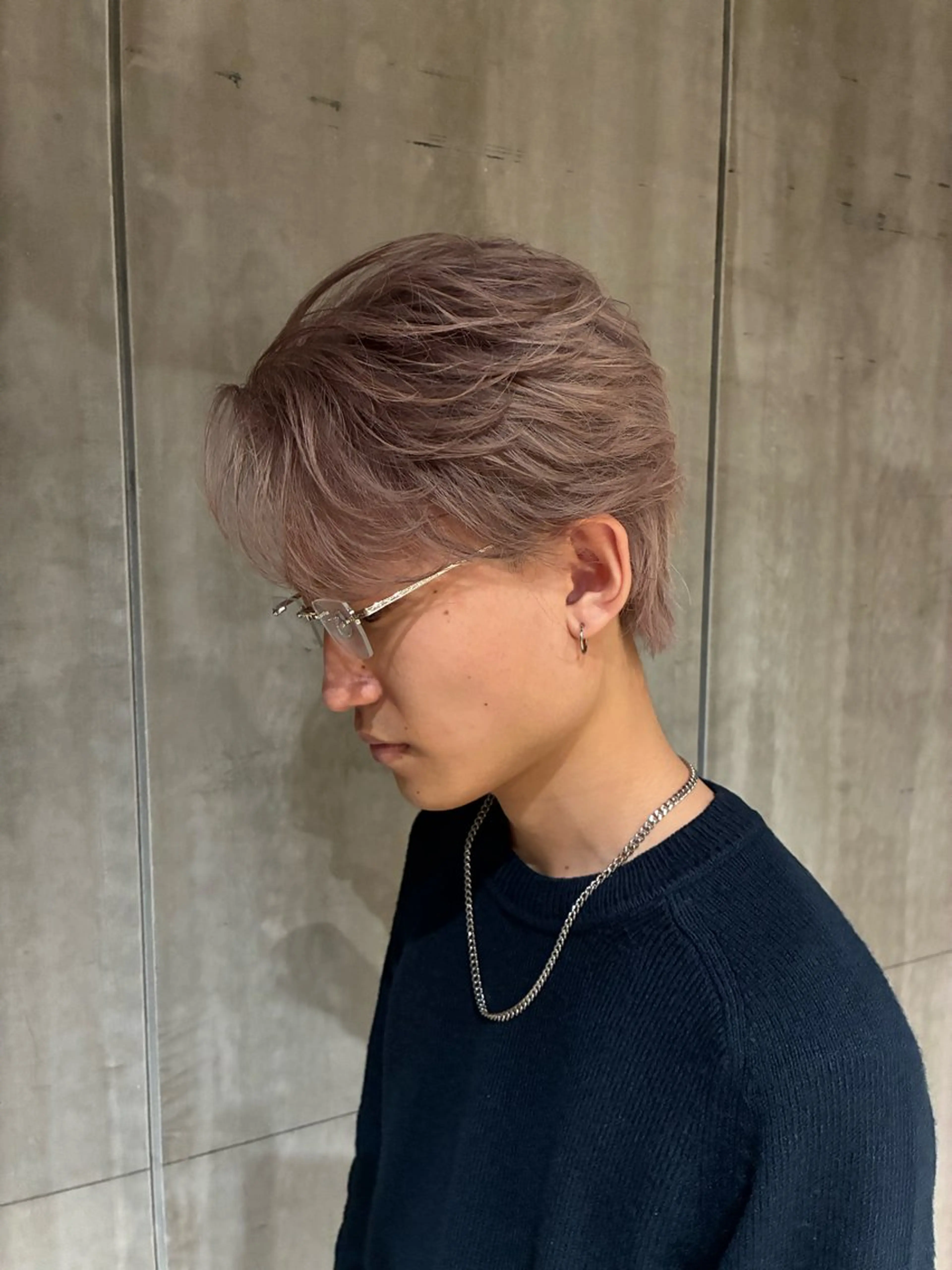 ショート カット ヘアカラー トリートメント 銀座／柔らかベージュ ／骨格診断／三井遥叶のヘアスタイル