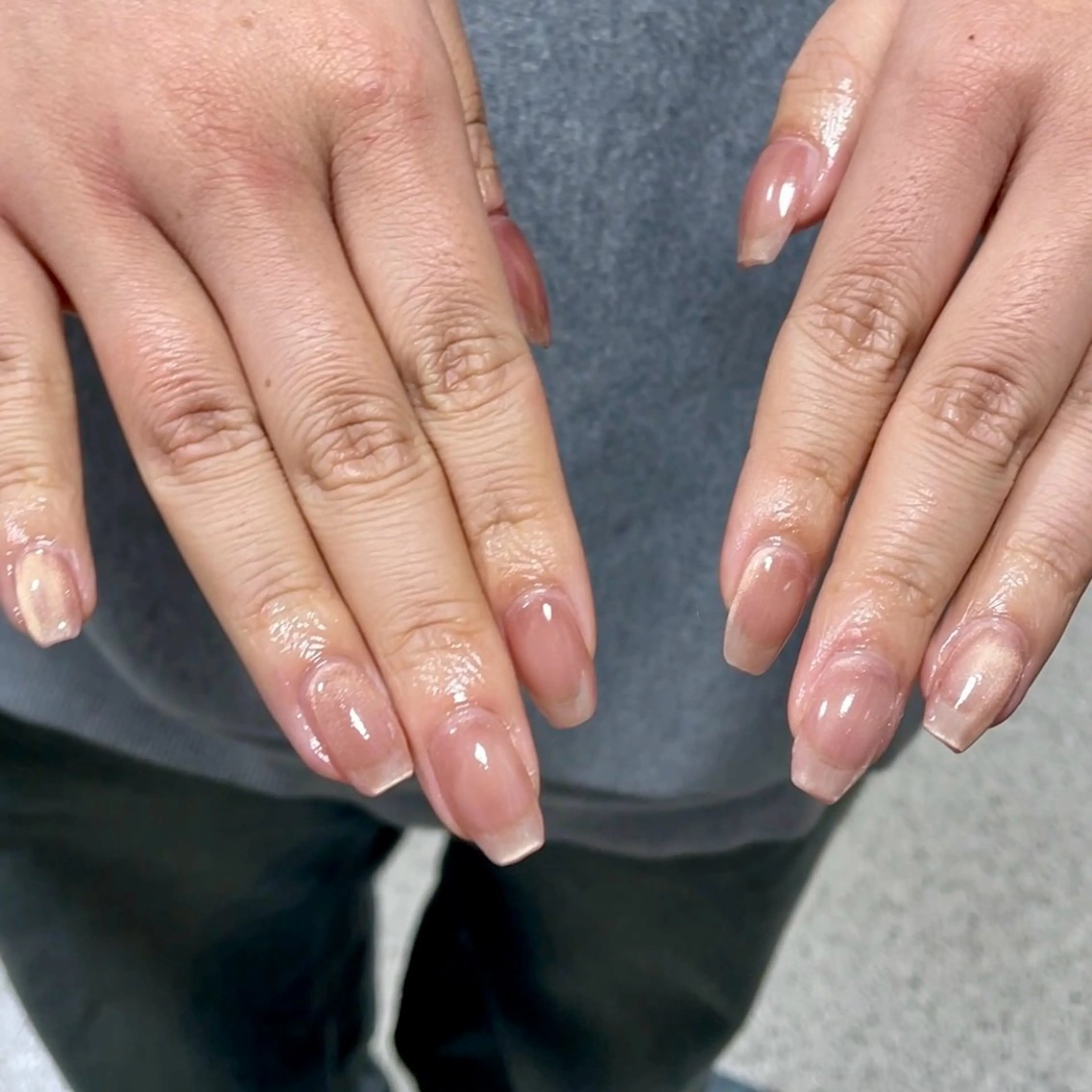 ネイル マグネットネイル ピンク ハンドネイル LUNI（シェアサロンHeartSpace内）所属・LUNI 久屋大通 ˚✧₊⁎/ yuriのネイルデザイン