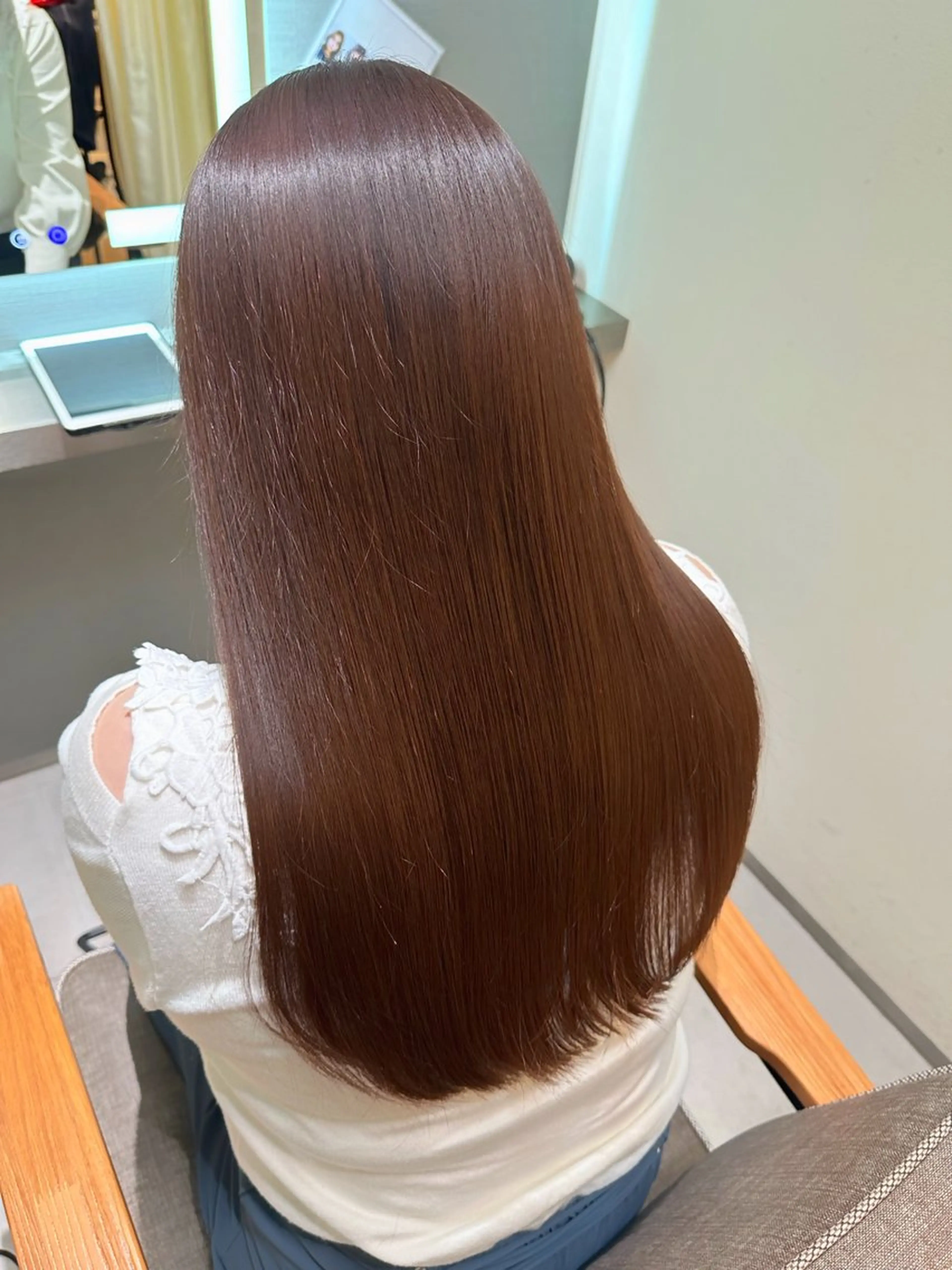 ミディアム 髪質改善【縮毛矯正】 No.1りょうかのヘアスタイル