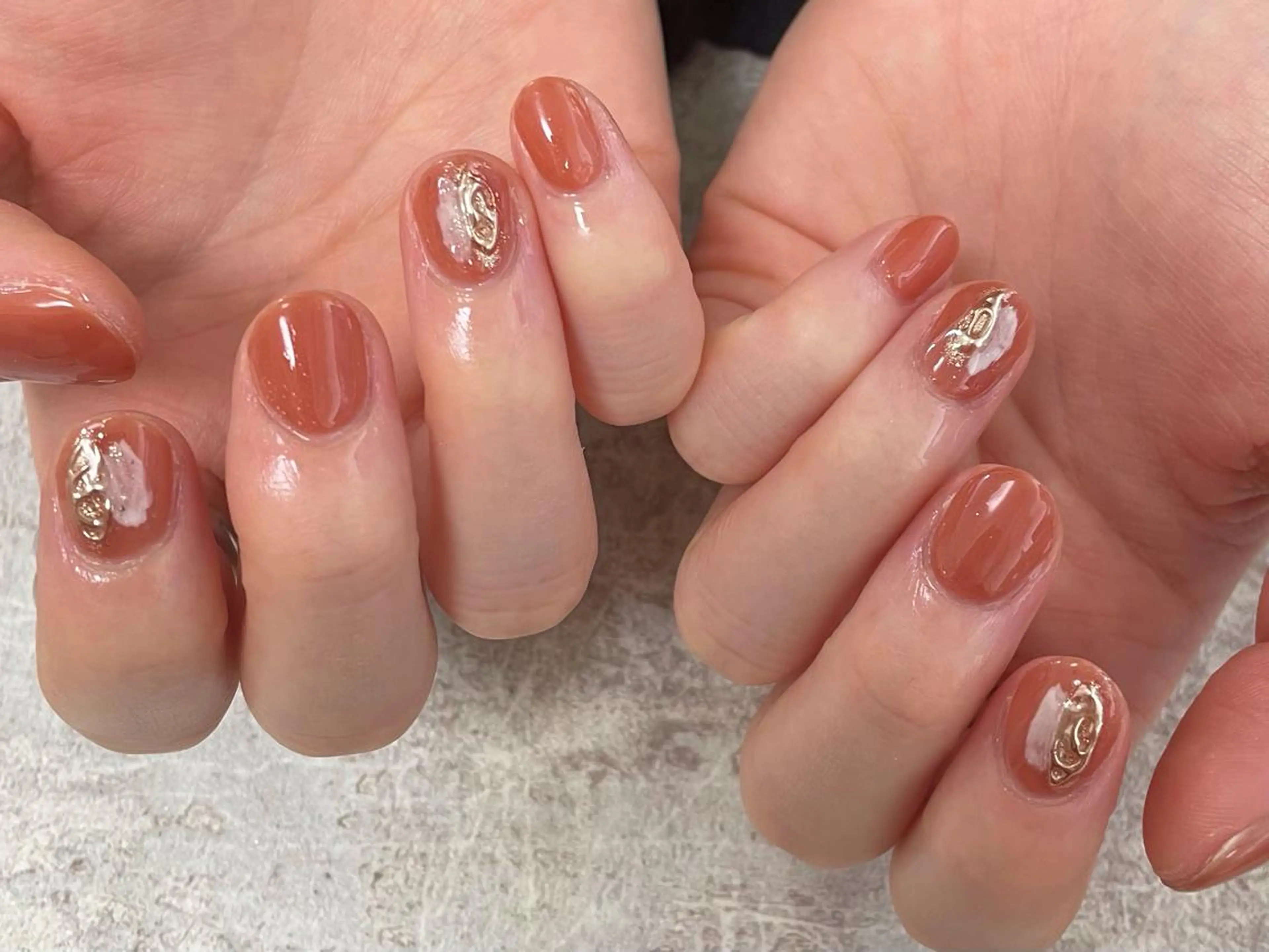 ネイル オーロラネイル フラワーネイル フットネイル フレンチネイル ジェルネイル Mogu nail 二子玉川のネイルデザイン