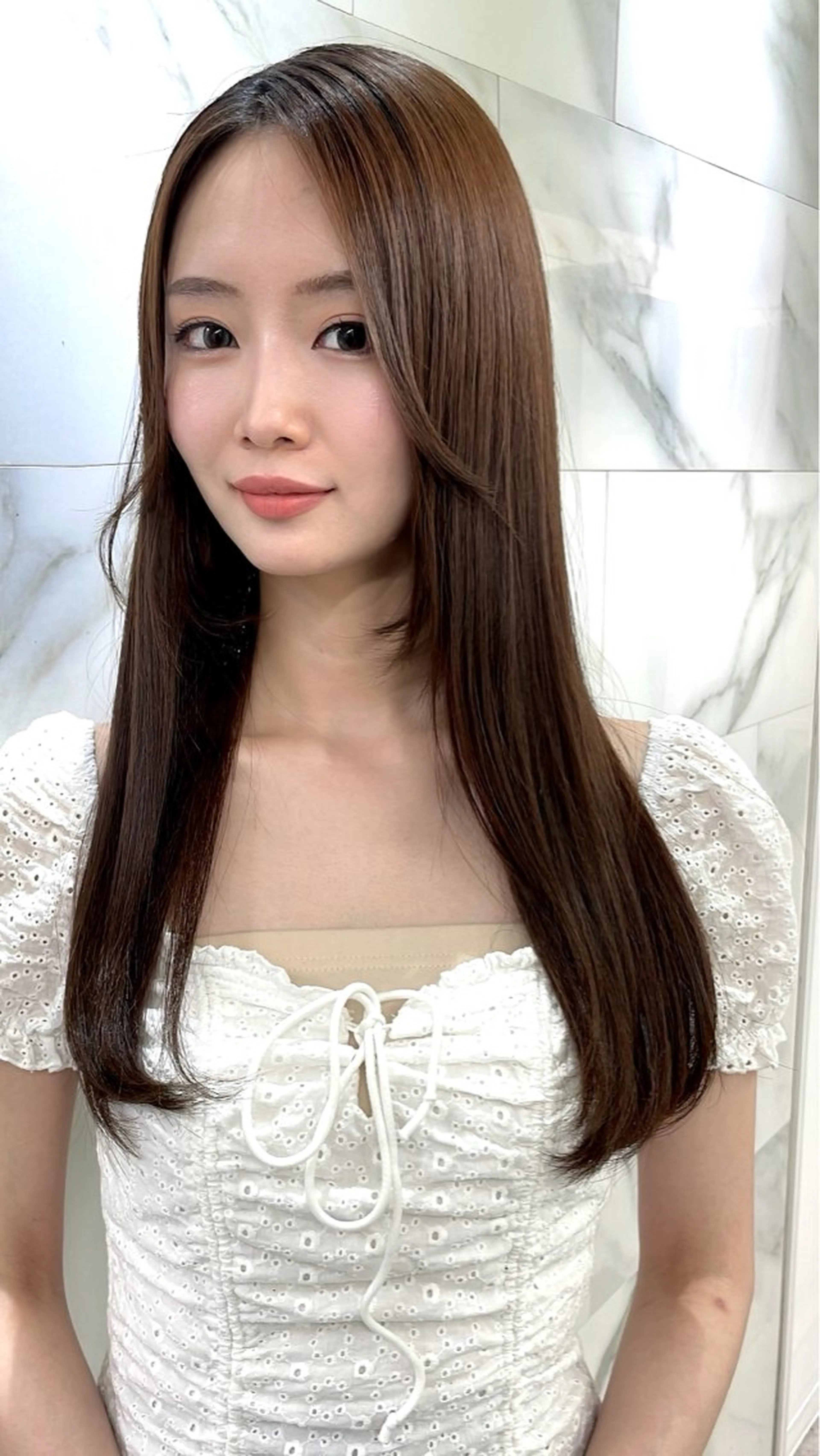 ロング ヘアカラー トリートメント soigné 表参道【ソワネ】所属・🖱️透明感カラー ×髪質改善Rikyuのヘアスタイル