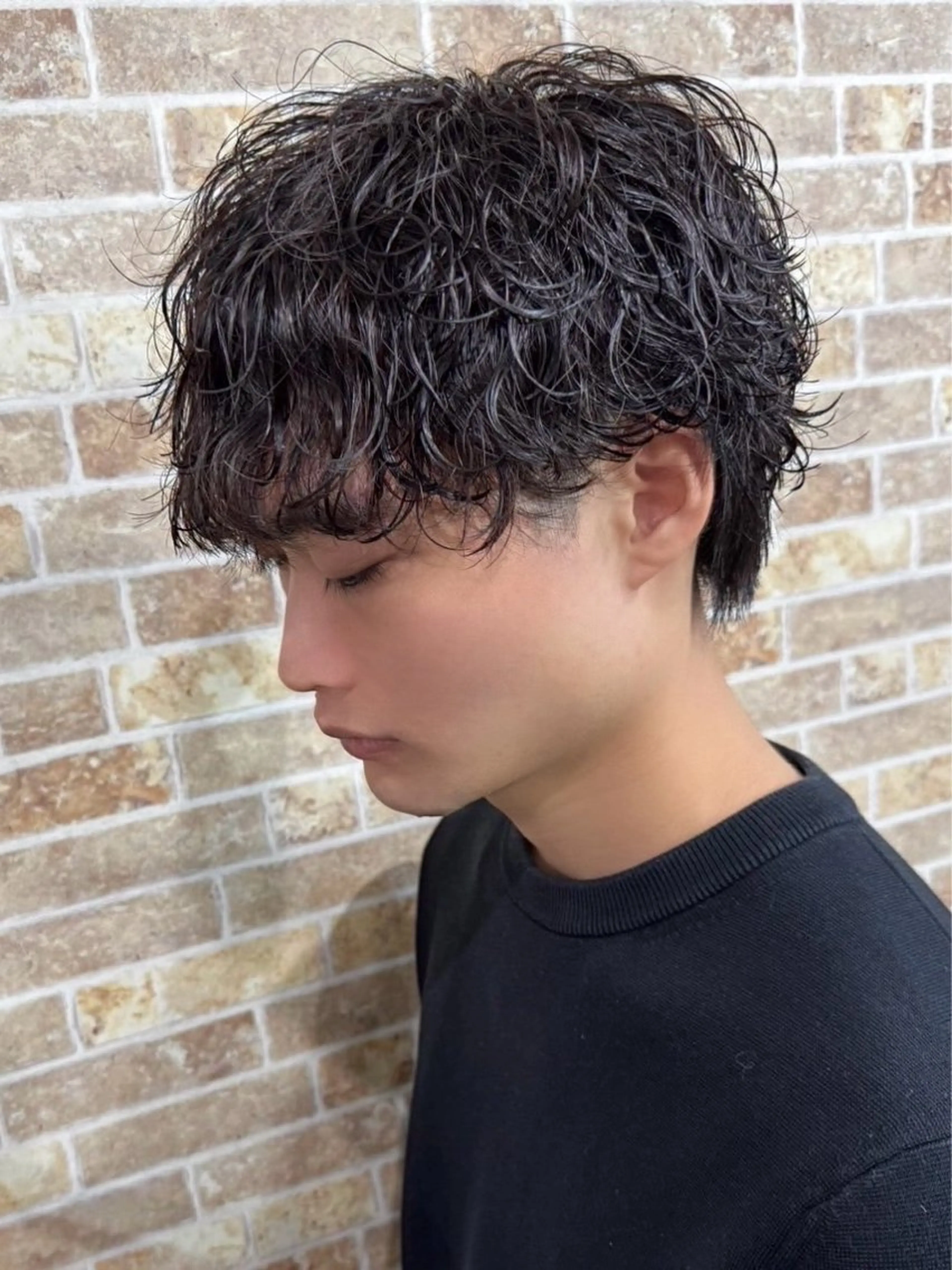 パーマ メンズ カット パーマ トリートメント ヘアセット 👑メンズパーマの 天才店長望月👑のヘアスタイル