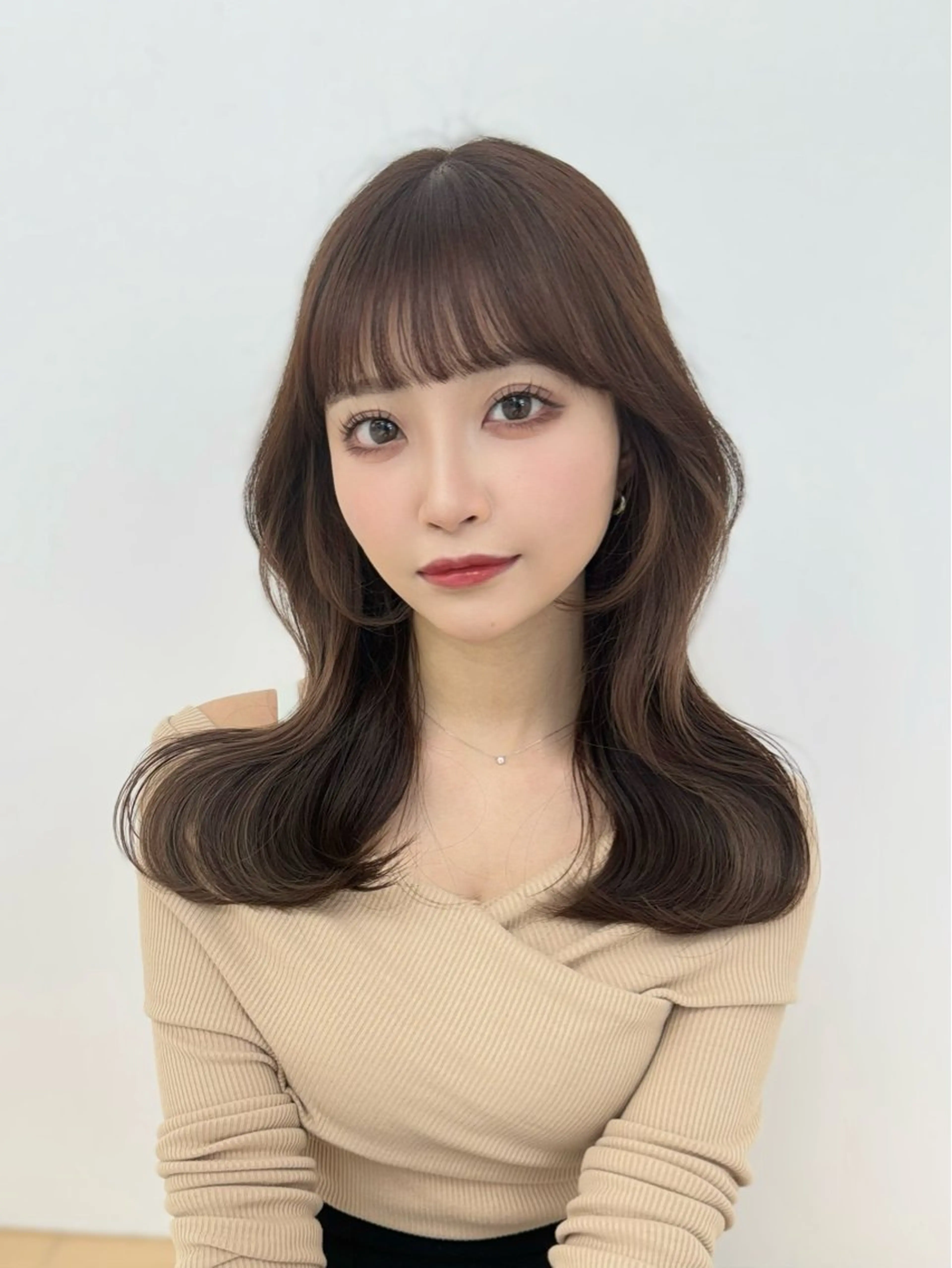 セミロング COA GINZA 空也/前髪/顔まわりのヘアスタイル