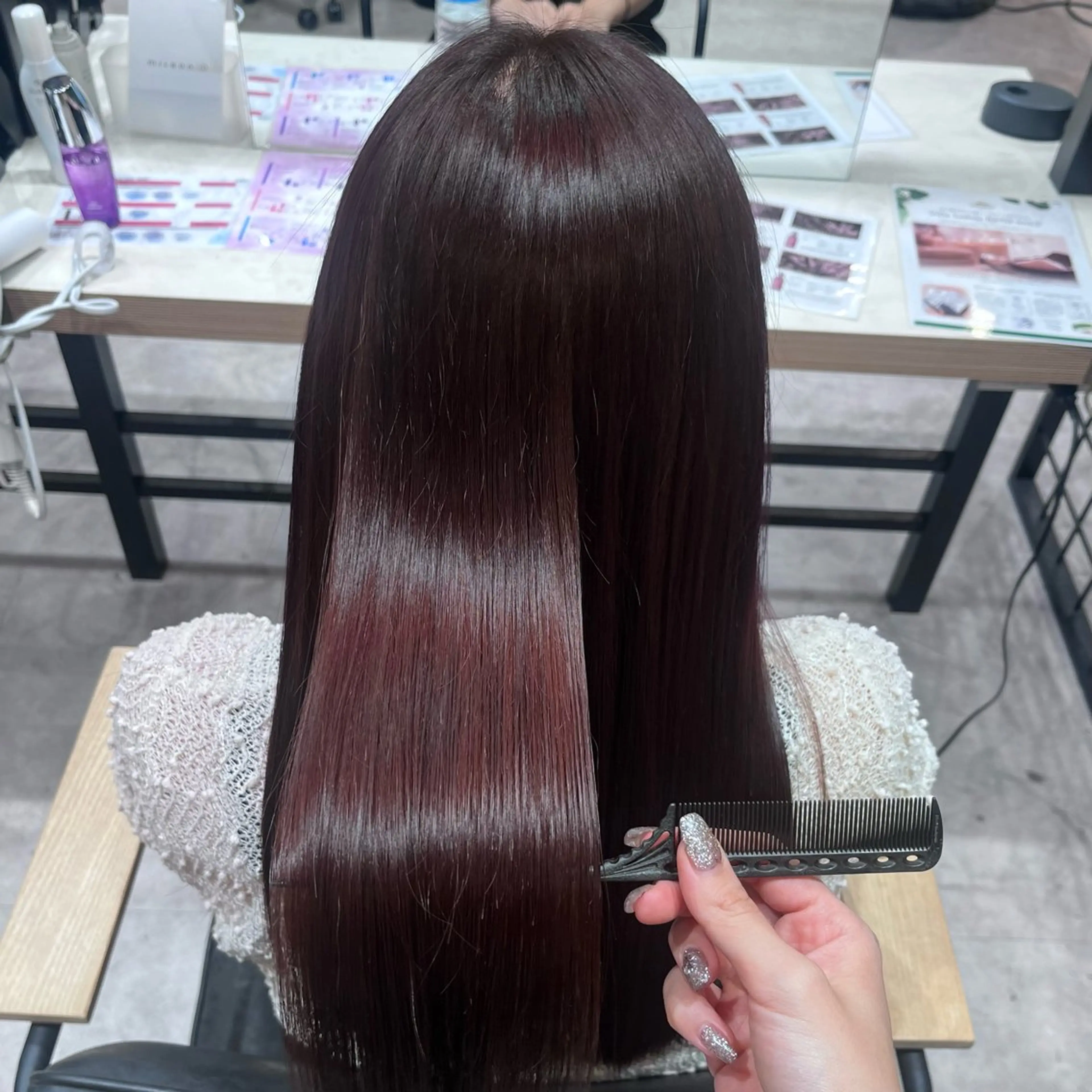 ロング カラー ヘアカラー トリートメント 🩶レイナ🩶 color/nailのヘアスタイル