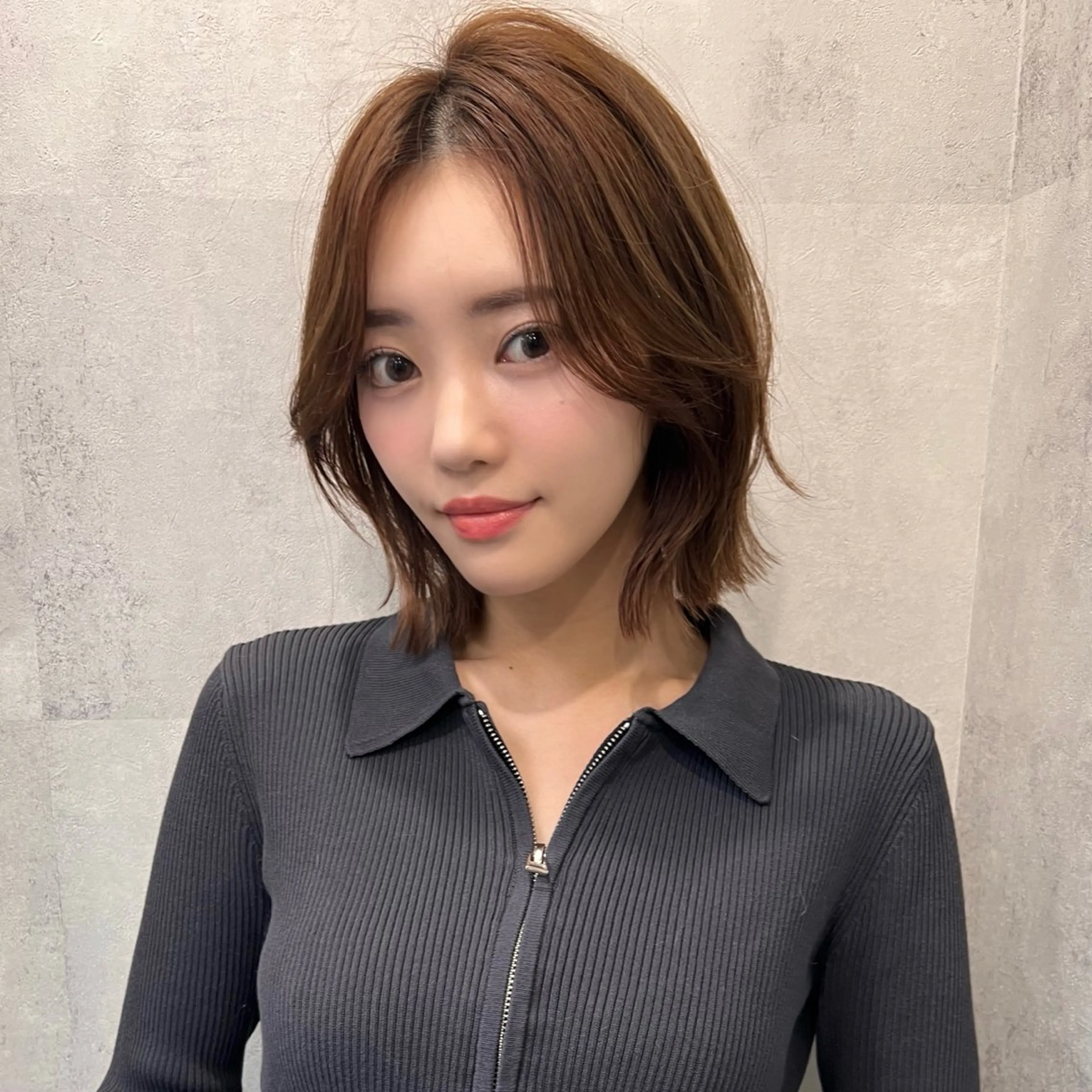 ミディアム LAVEL 代表 住吉　創のヘアスタイル