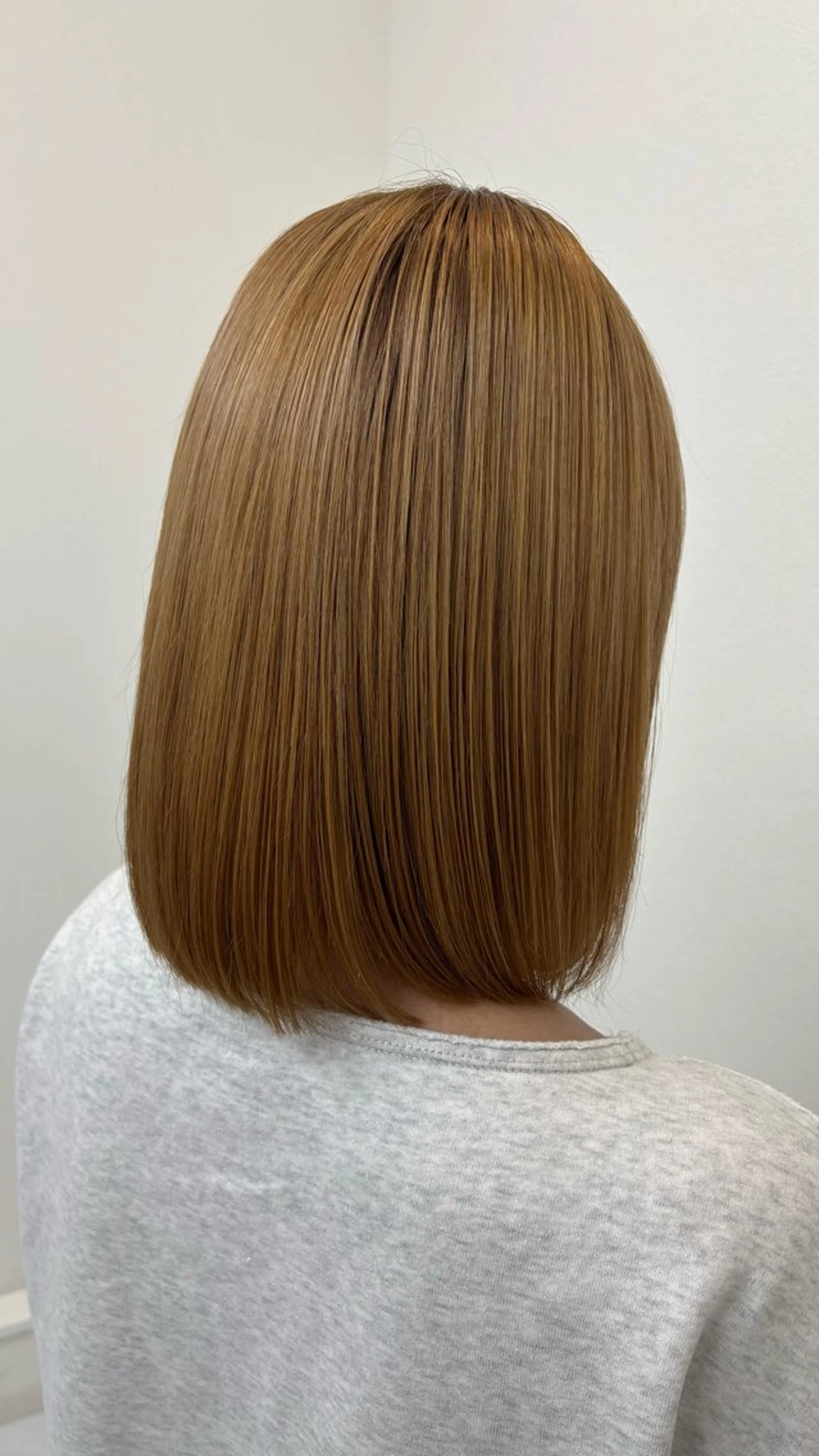 ミディアム カラー ざおや ゆなのヘアスタイル