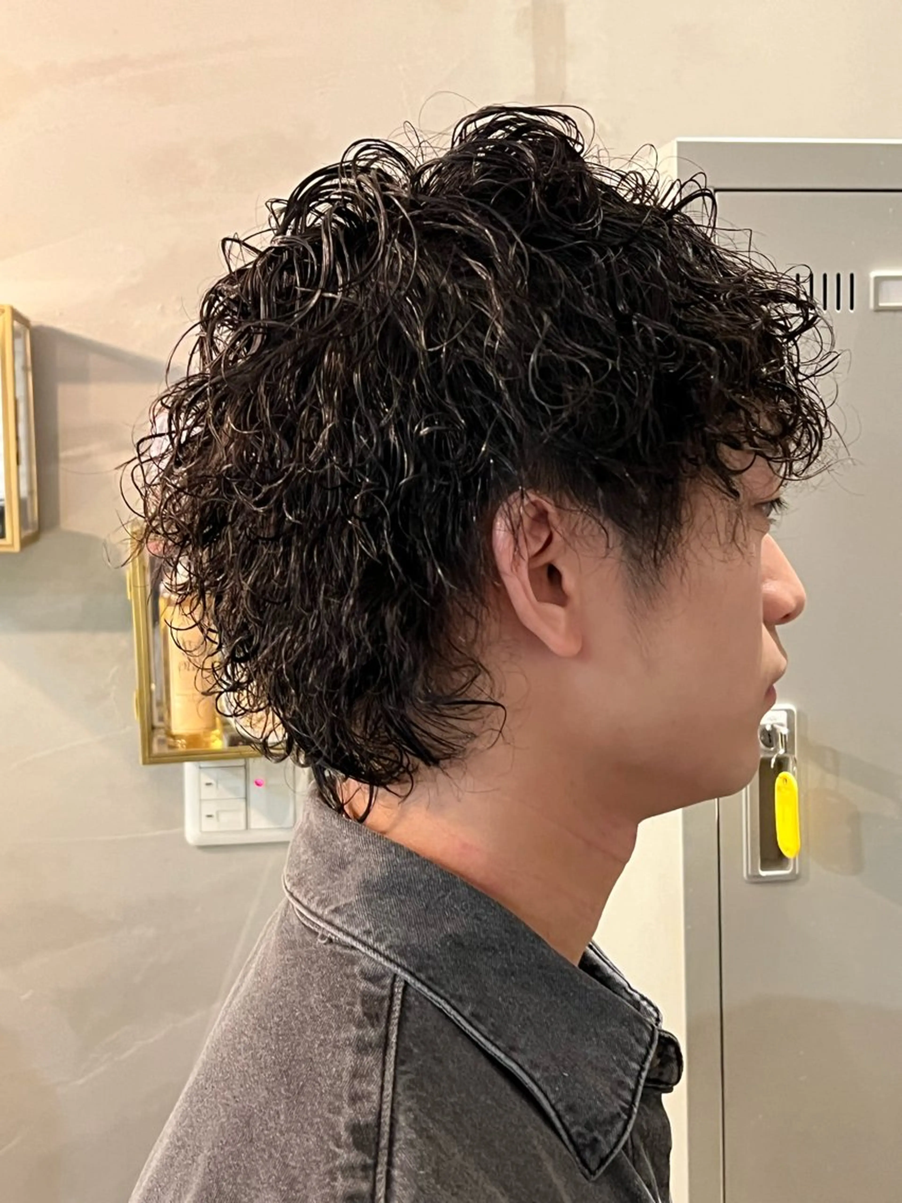 波巻きパーマ＋カットの写真