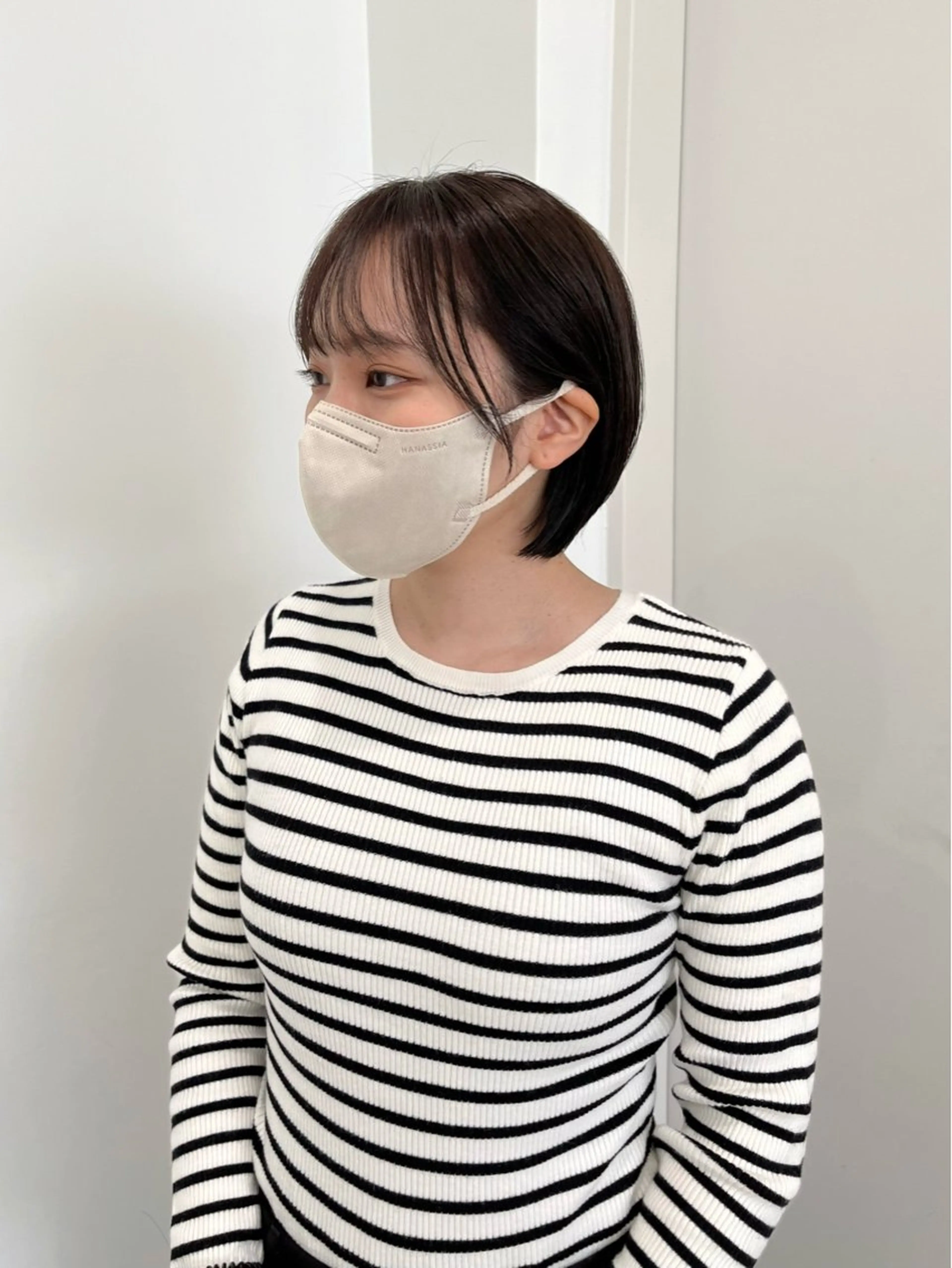 ショート 縮毛矯正/ハイトーン /パーマ/前原汐🎐のヘアスタイル