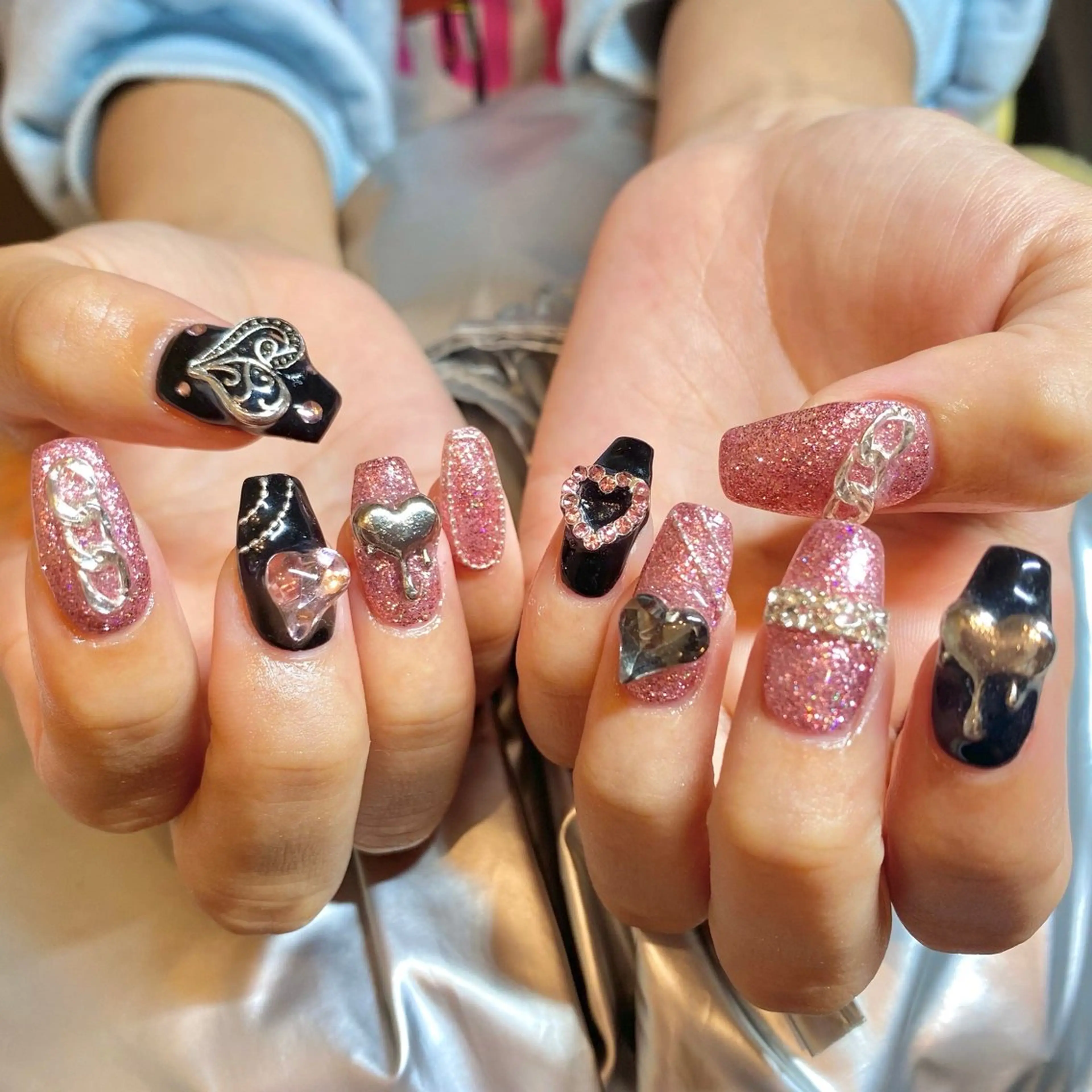 ネイル 長さ出し フレンチネイル ジェルネイル グラデーション 韓国ネイル ハンドネイル Nail&eye Belire 新宿のネイルデザイン