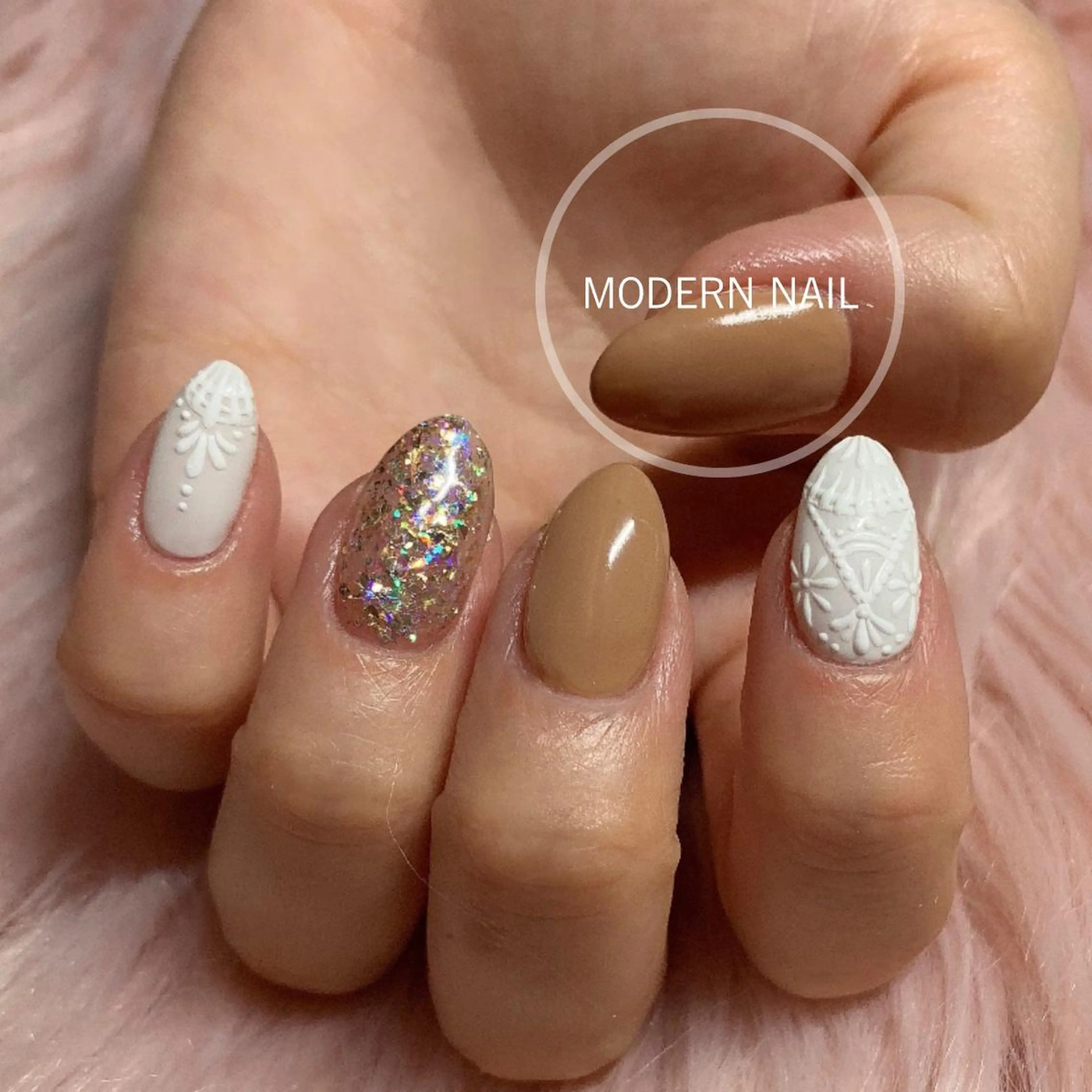 ネイル ぷっくりネイル 夏ネイル ハンドネイル 小川 玲奈のネイルデザイン